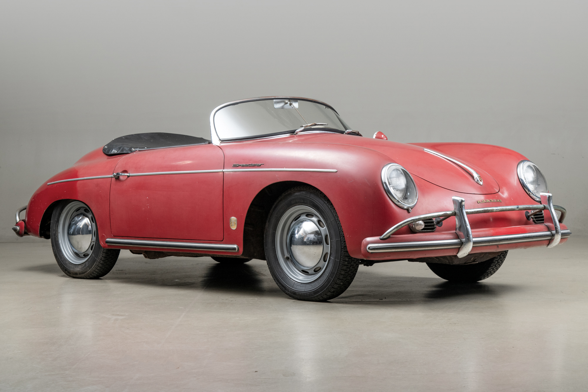 1958 Porsche 356 Speedster 1600 Super , RED, VIN 84826, MILEAGE 71533
