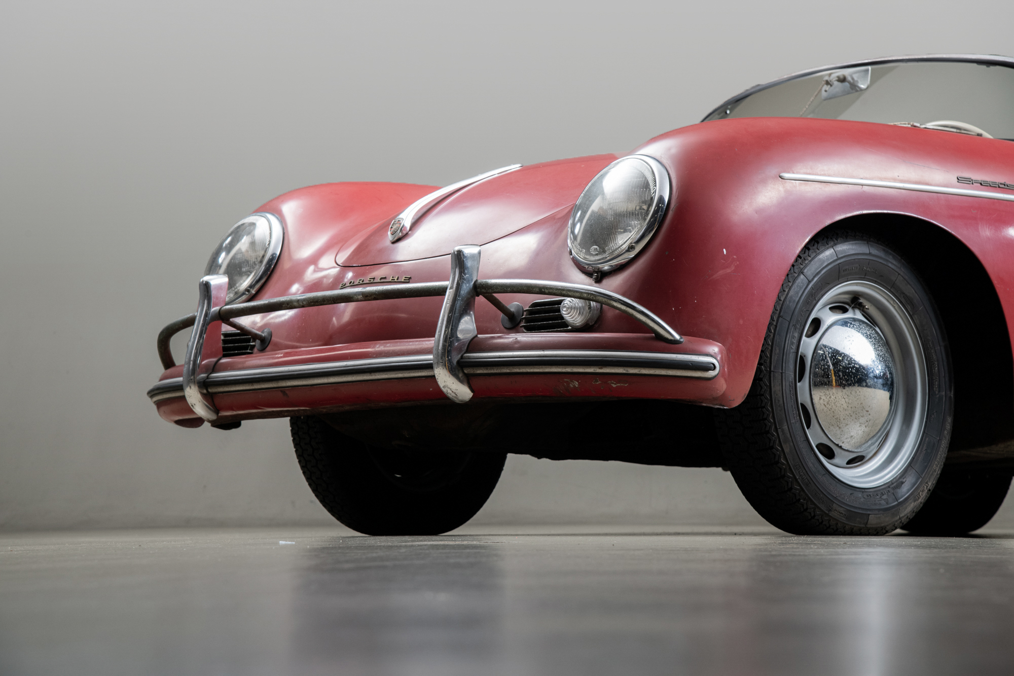 1958 Porsche 356 Speedster 1600 Super , RED, VIN 84826, MILEAGE 71533