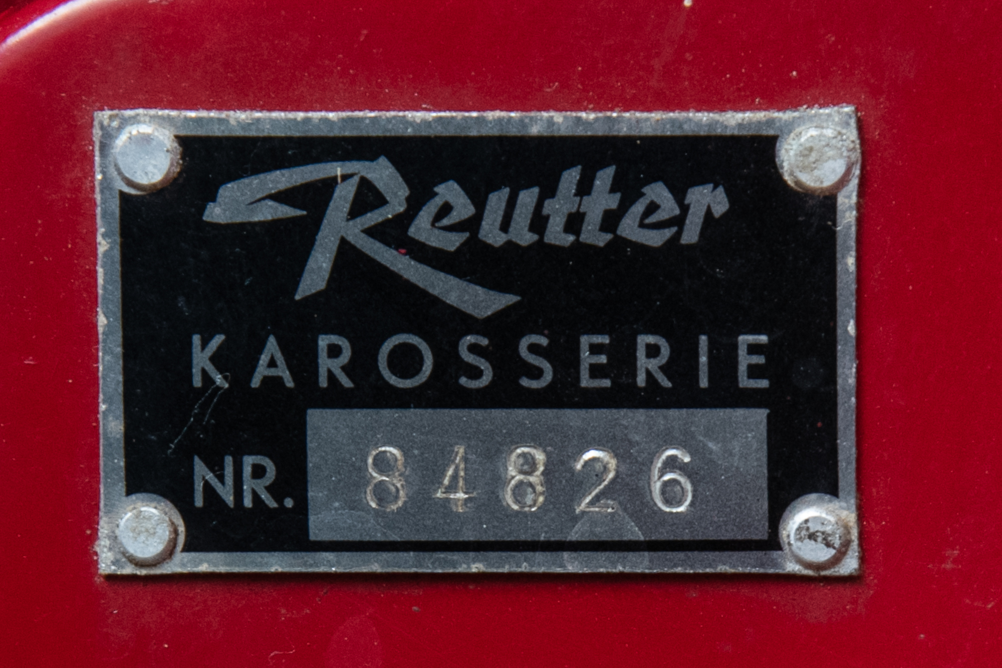 1958 Porsche 356 Speedster 1600 Super , RED, VIN 84826, MILEAGE 71533