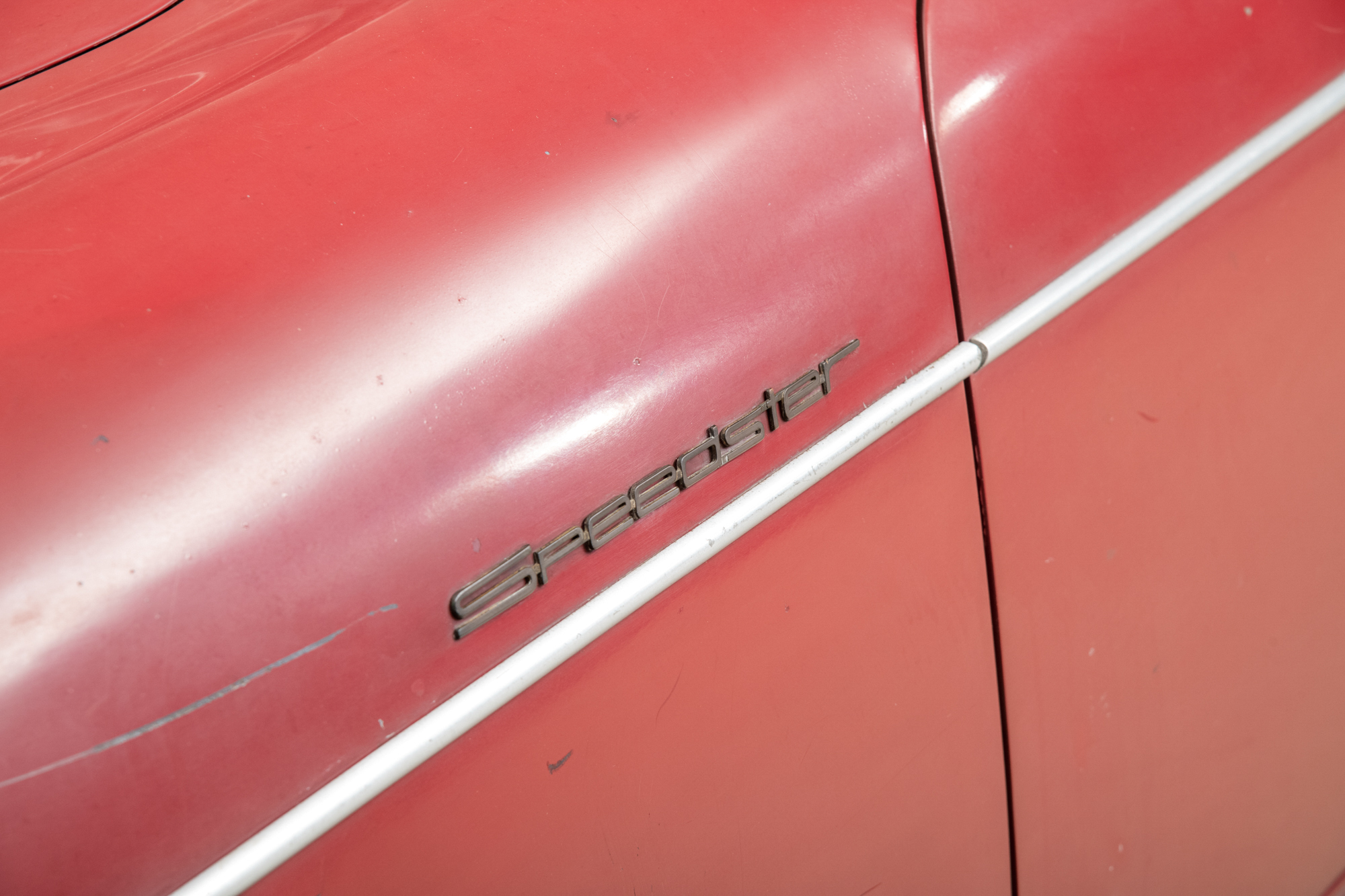 1958 Porsche 356 Speedster 1600 Super , RED, VIN 84826, MILEAGE 71533