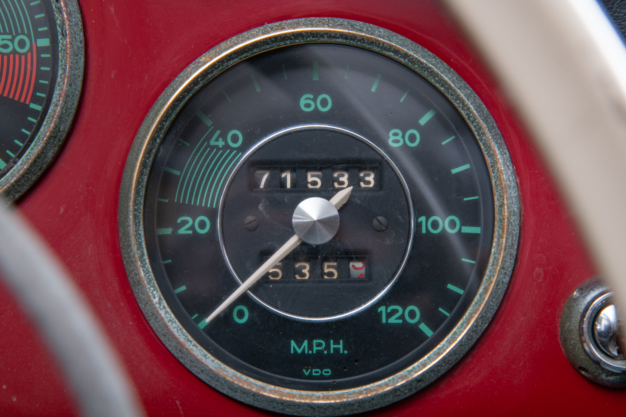 1958 Porsche 356 Speedster 1600 Super , RED, VIN 84826, MILEAGE 71533