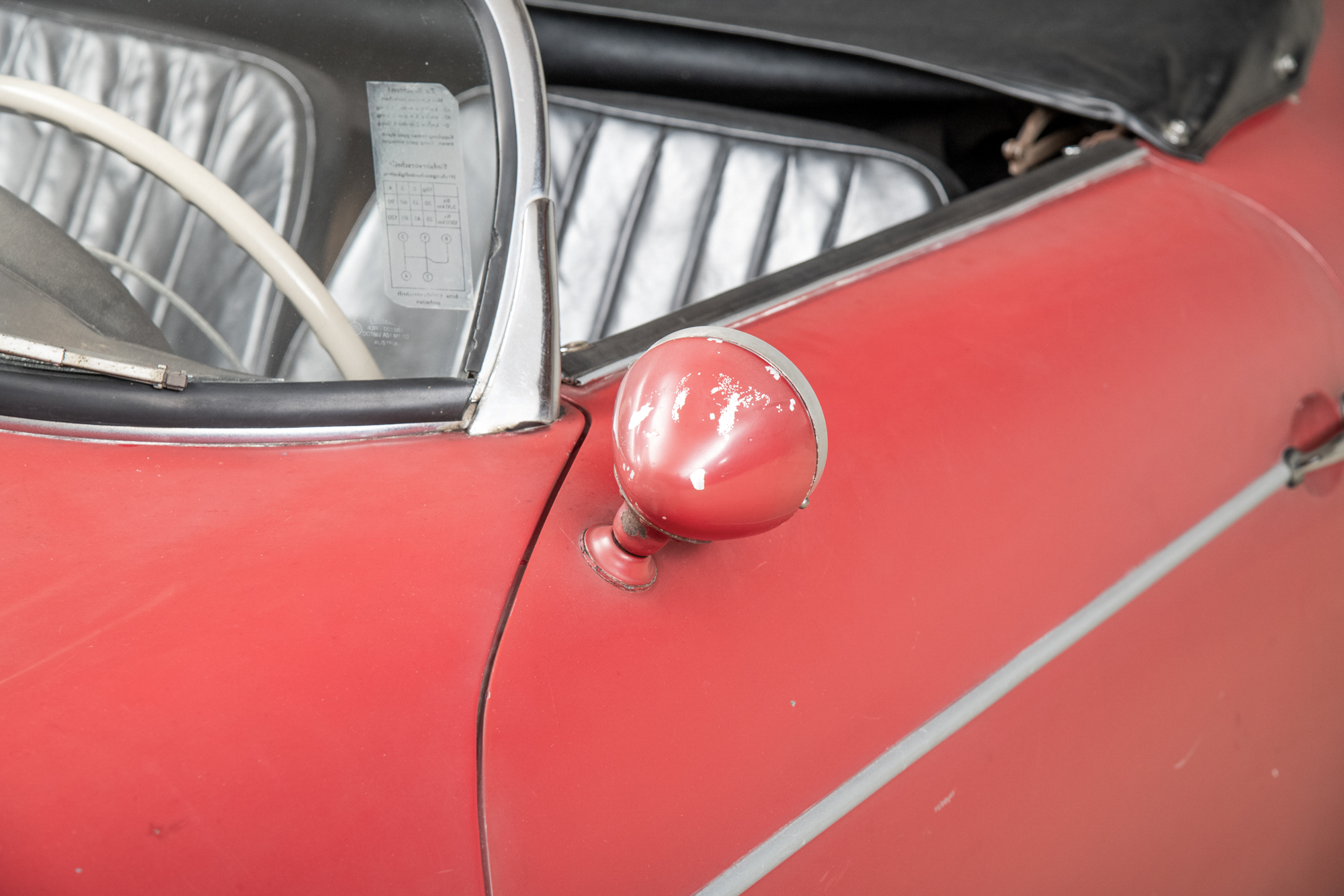 1958 Porsche 356 Speedster 1600 Super , RED, VIN 84826, MILEAGE 71533