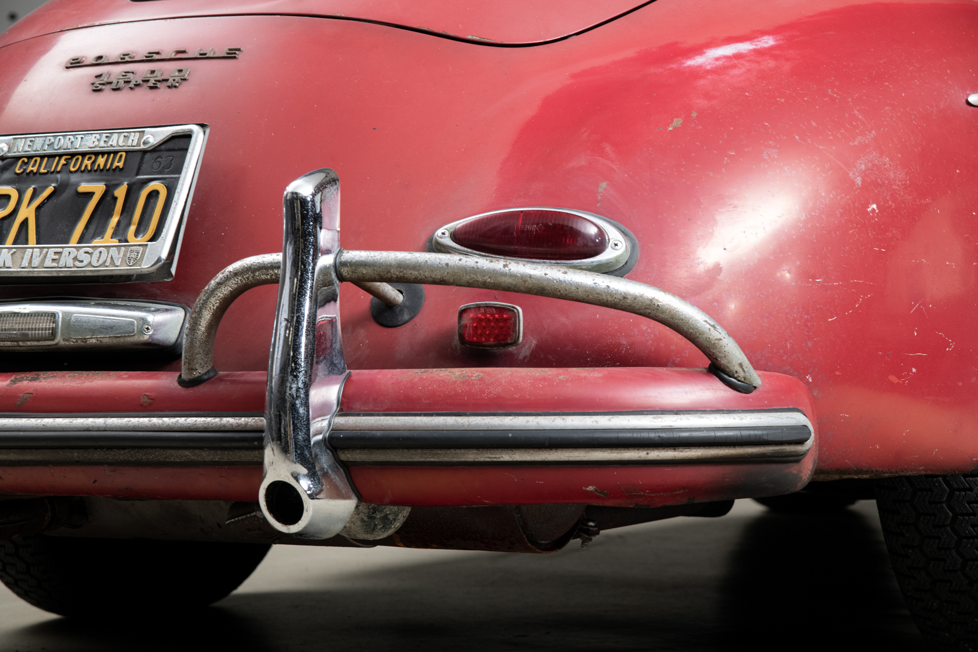 1958 Porsche 356 Speedster 1600 Super , RED, VIN 84826, MILEAGE 71533