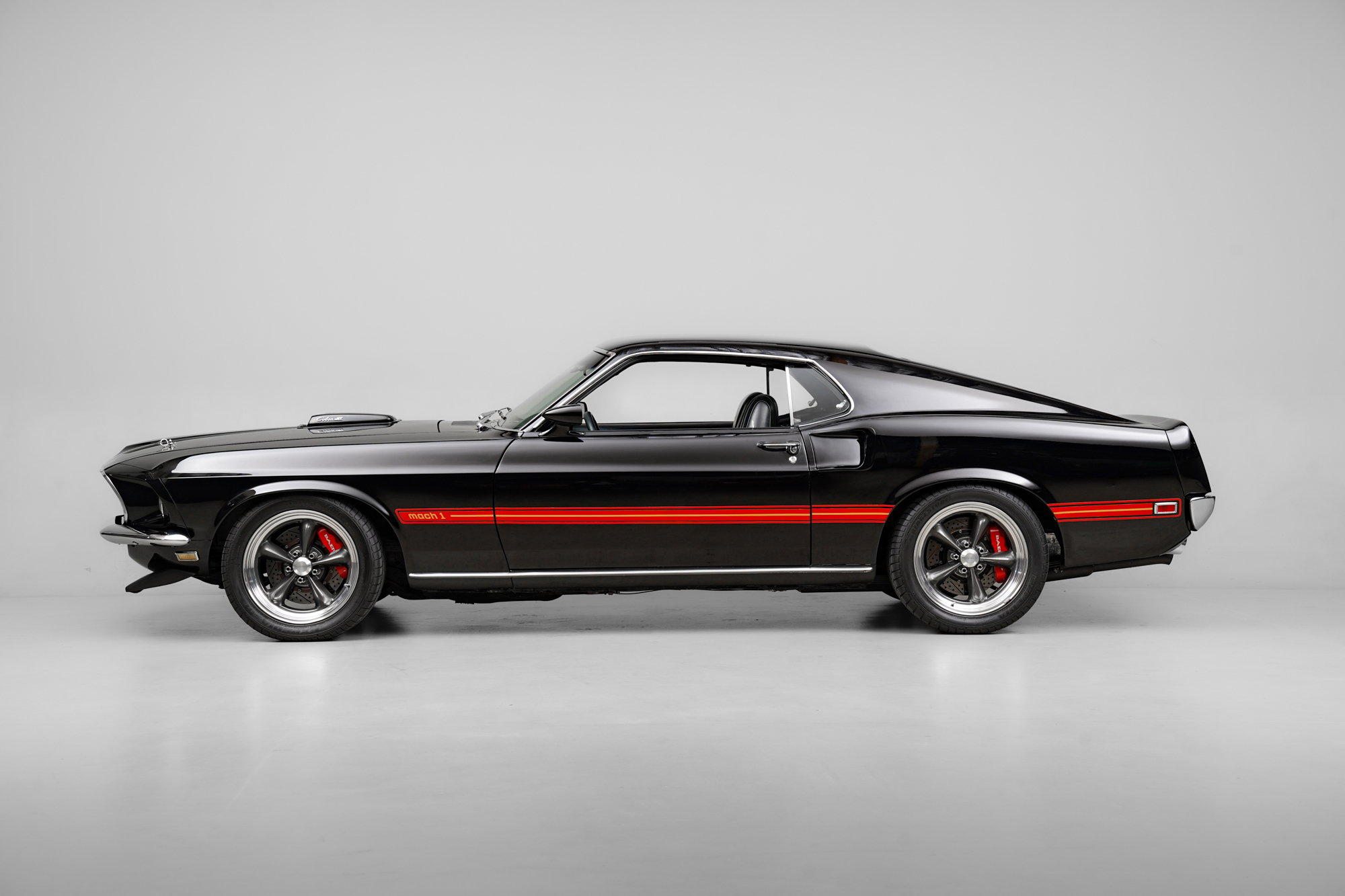 1969 Ford Mustang Mach 1 , BLACK, VIN 9T02R178641, MILEAGE 89555