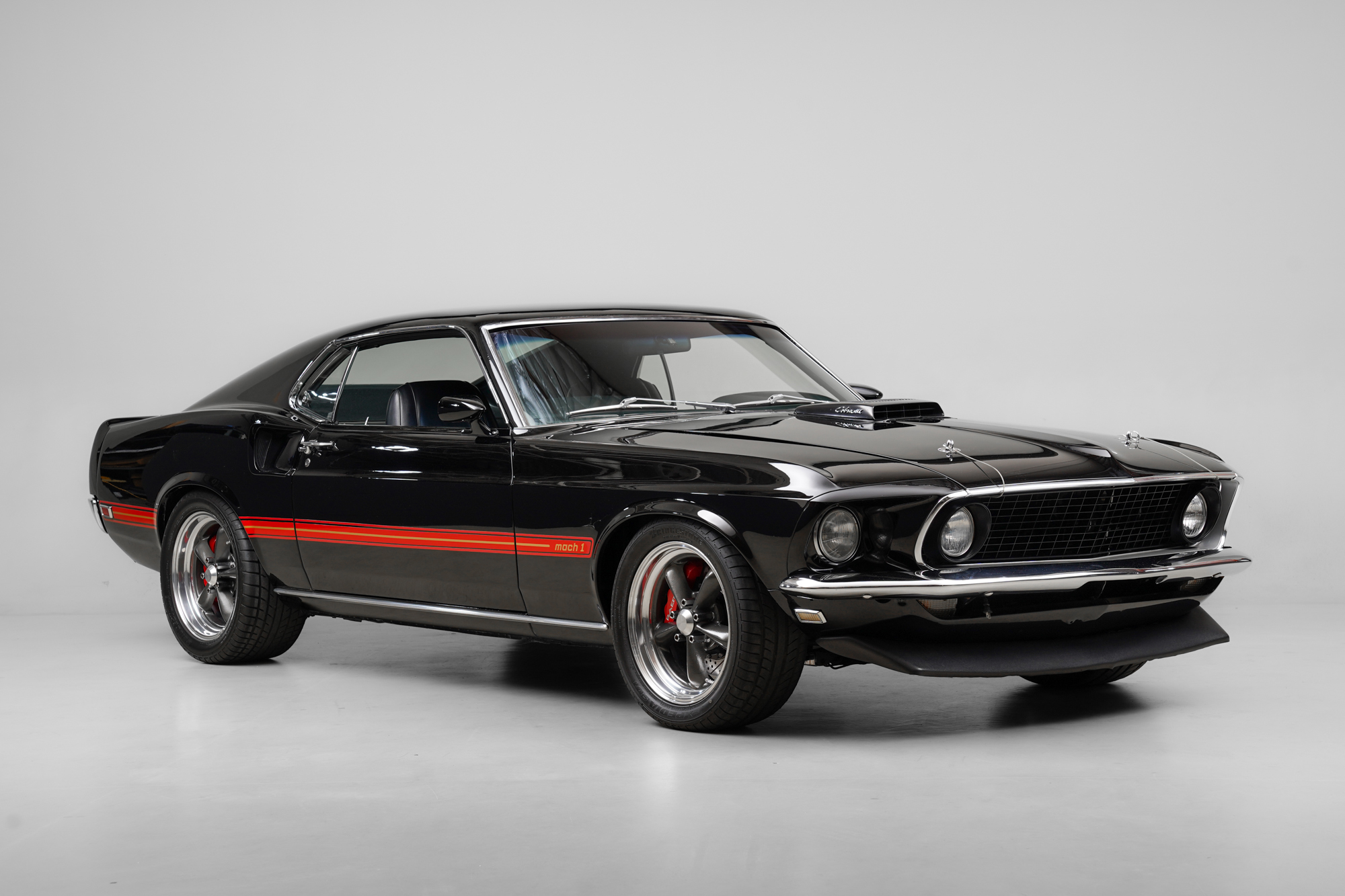 1969 Ford Mustang Mach 1 , BLACK, VIN 9T02R178641, MILEAGE 89555