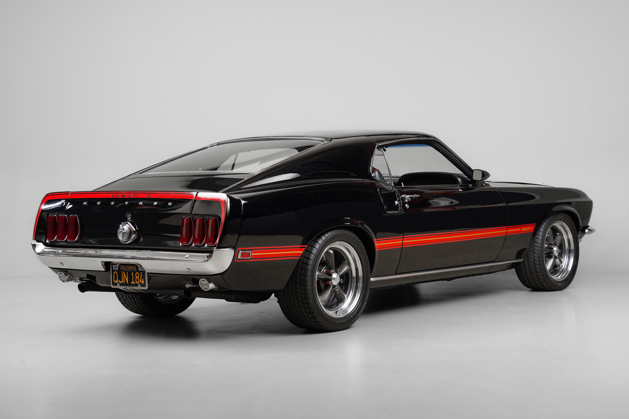 1969 Ford Mustang Mach 1 , BLACK, VIN 9T02R178641, MILEAGE 89555