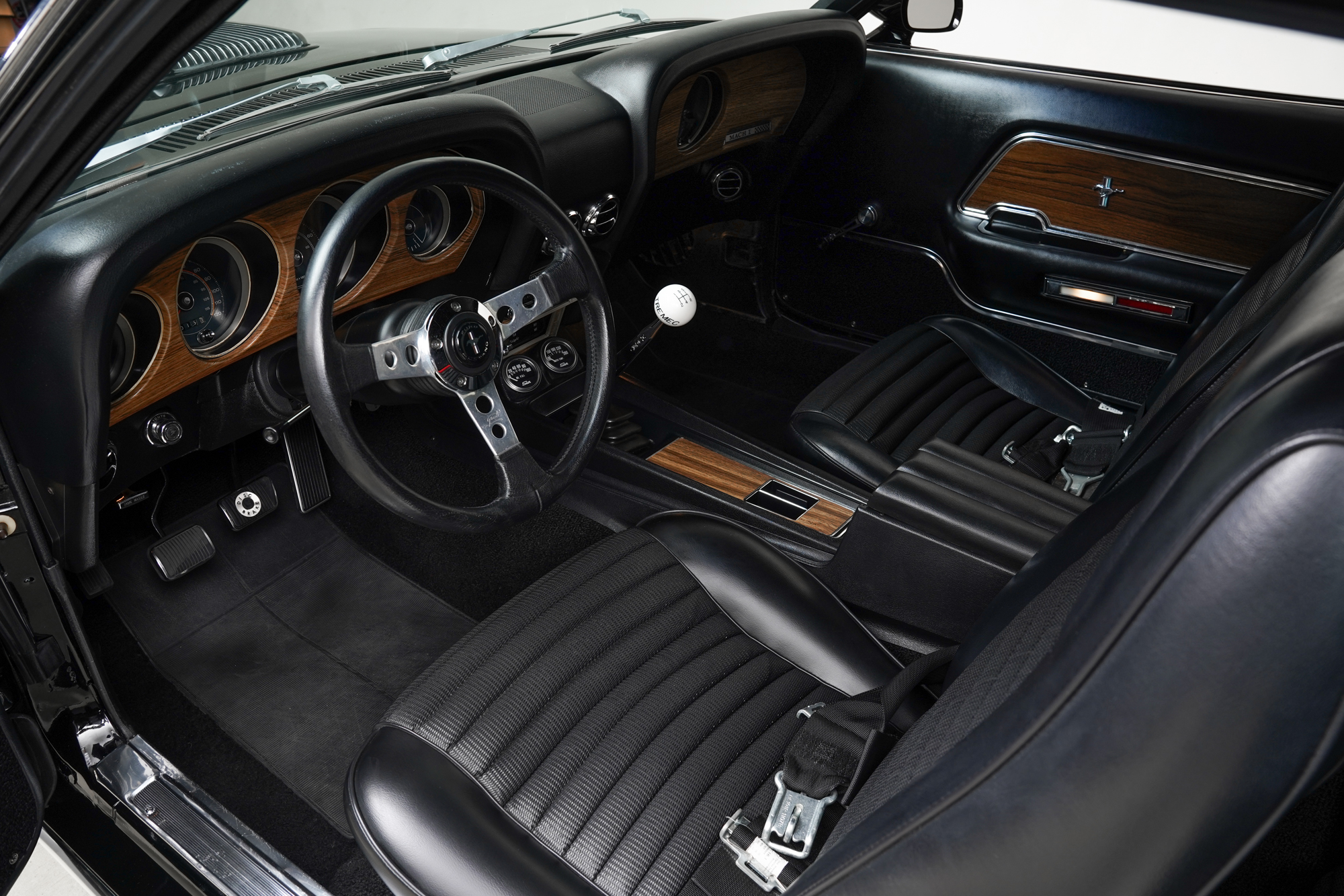 1969 Ford Mustang Mach 1 , BLACK, VIN 9T02R178641, MILEAGE 89555