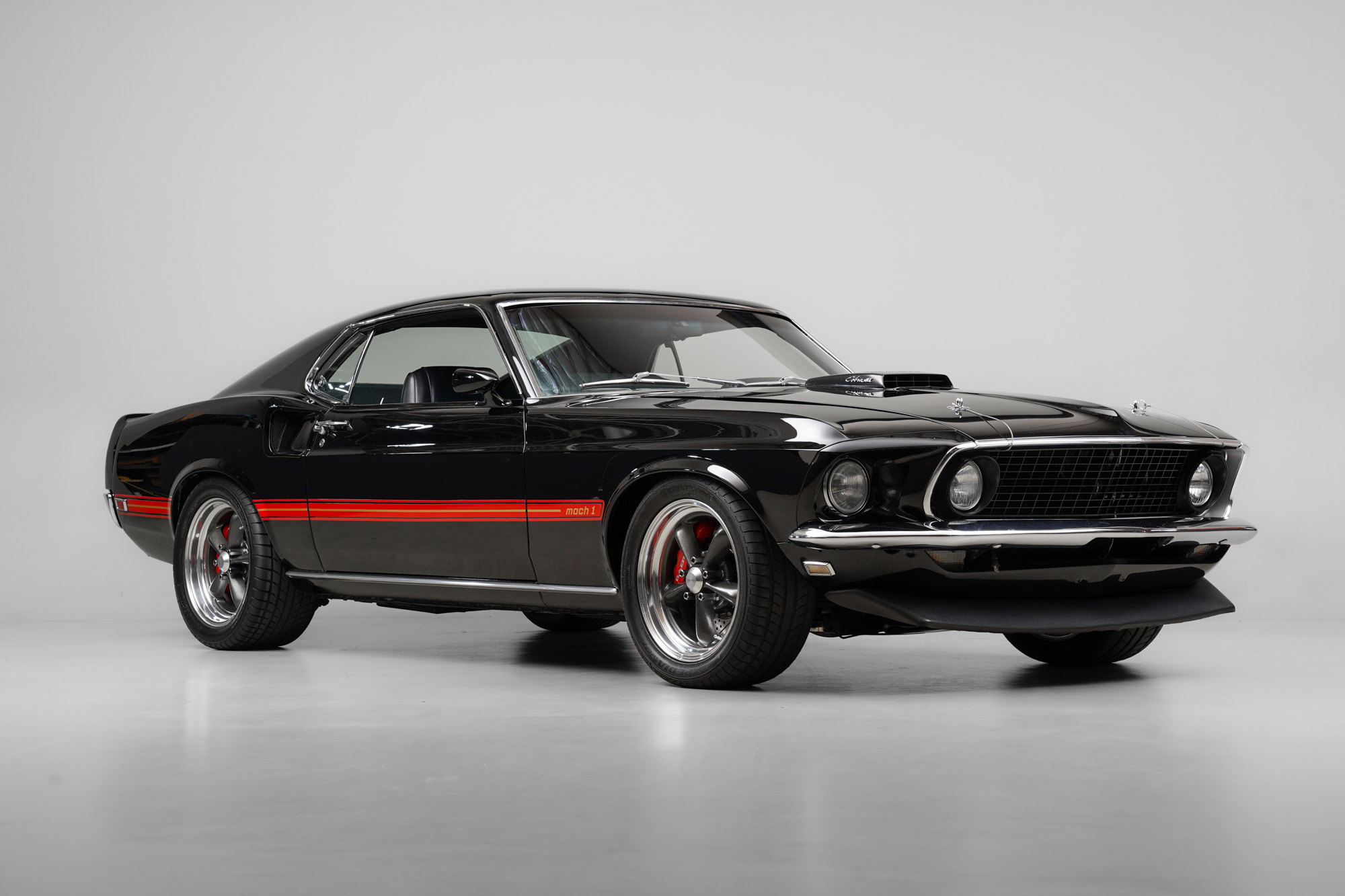 1969 Ford Mustang Mach 1 , BLACK, VIN 9T02R178641, MILEAGE 89555