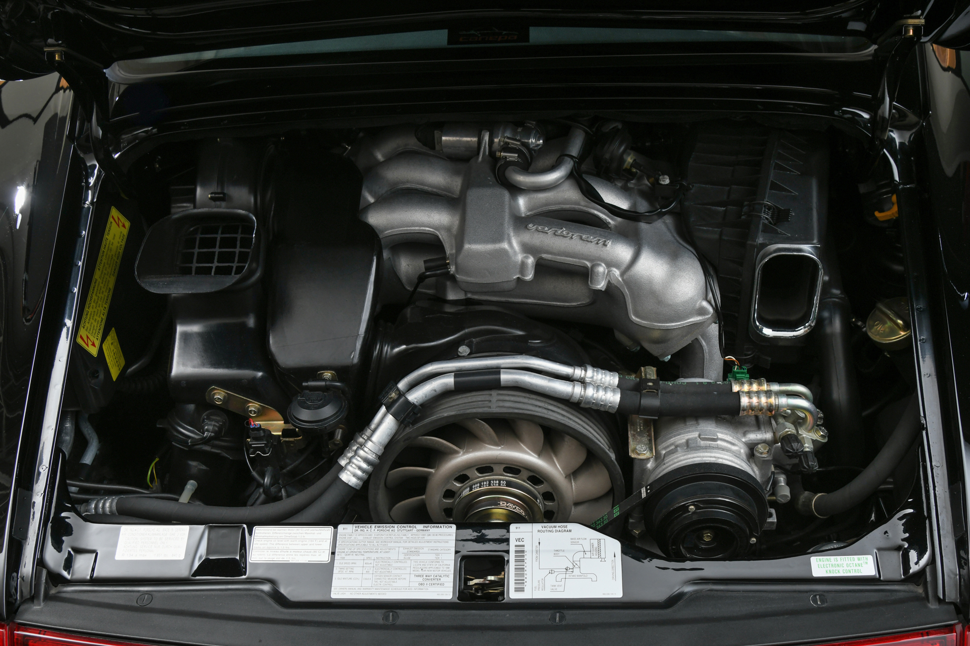 1998 Porsche 993 C2S , BLACK, VIN WP0AA2993WS320750, MILEAGE 20524
