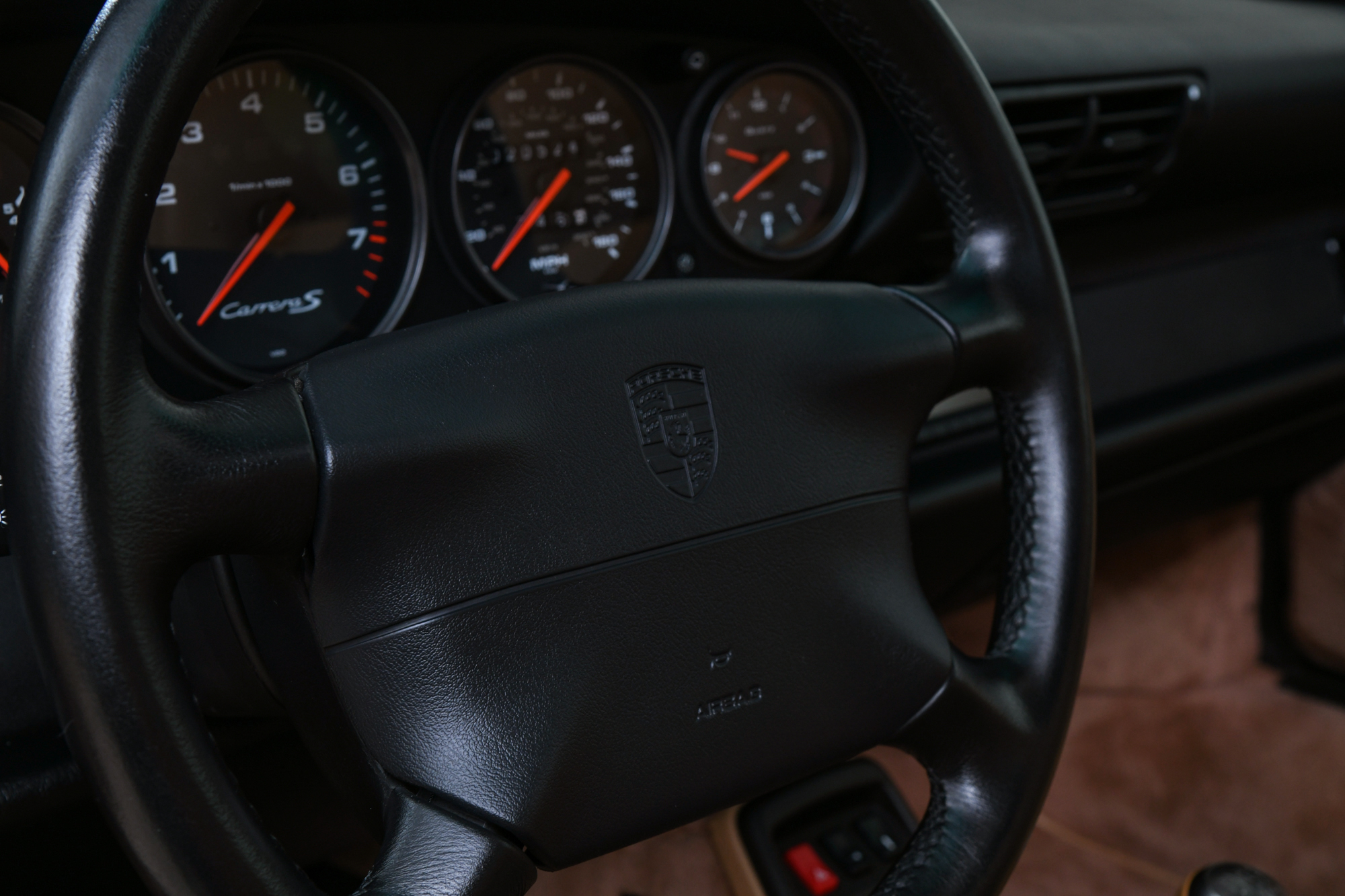 1998 Porsche 993 C2S , BLACK, VIN WP0AA2993WS320750, MILEAGE 20524