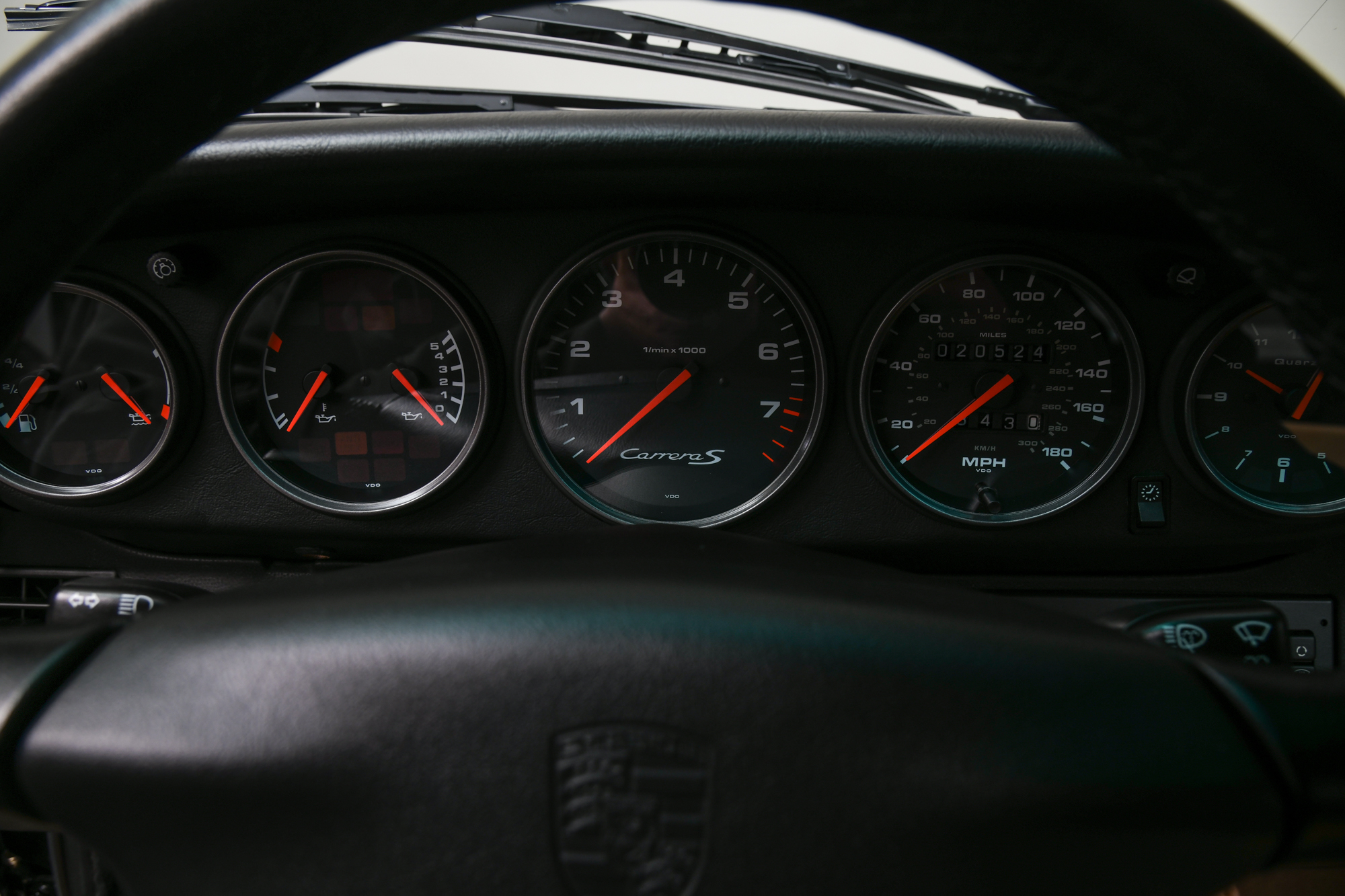 1998 Porsche 993 C2S , BLACK, VIN WP0AA2993WS320750, MILEAGE 20524