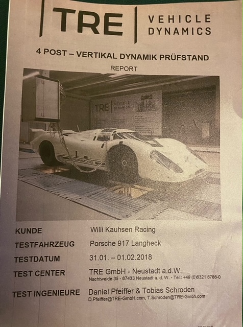 1969 Porsche 917 , WHITE, VIN 917-005