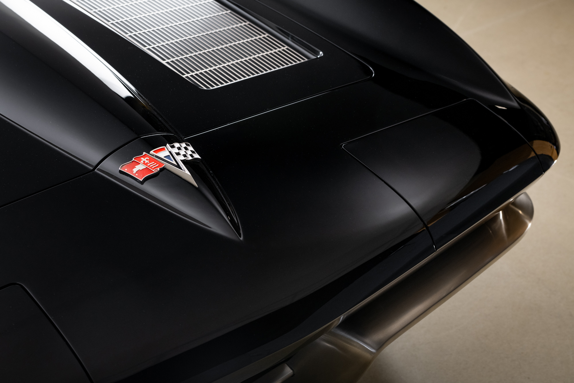 1963 Chevrolet Corvette Fastback RestoMod , BLACK, VIN 30837S114256, MILEAGE 4097