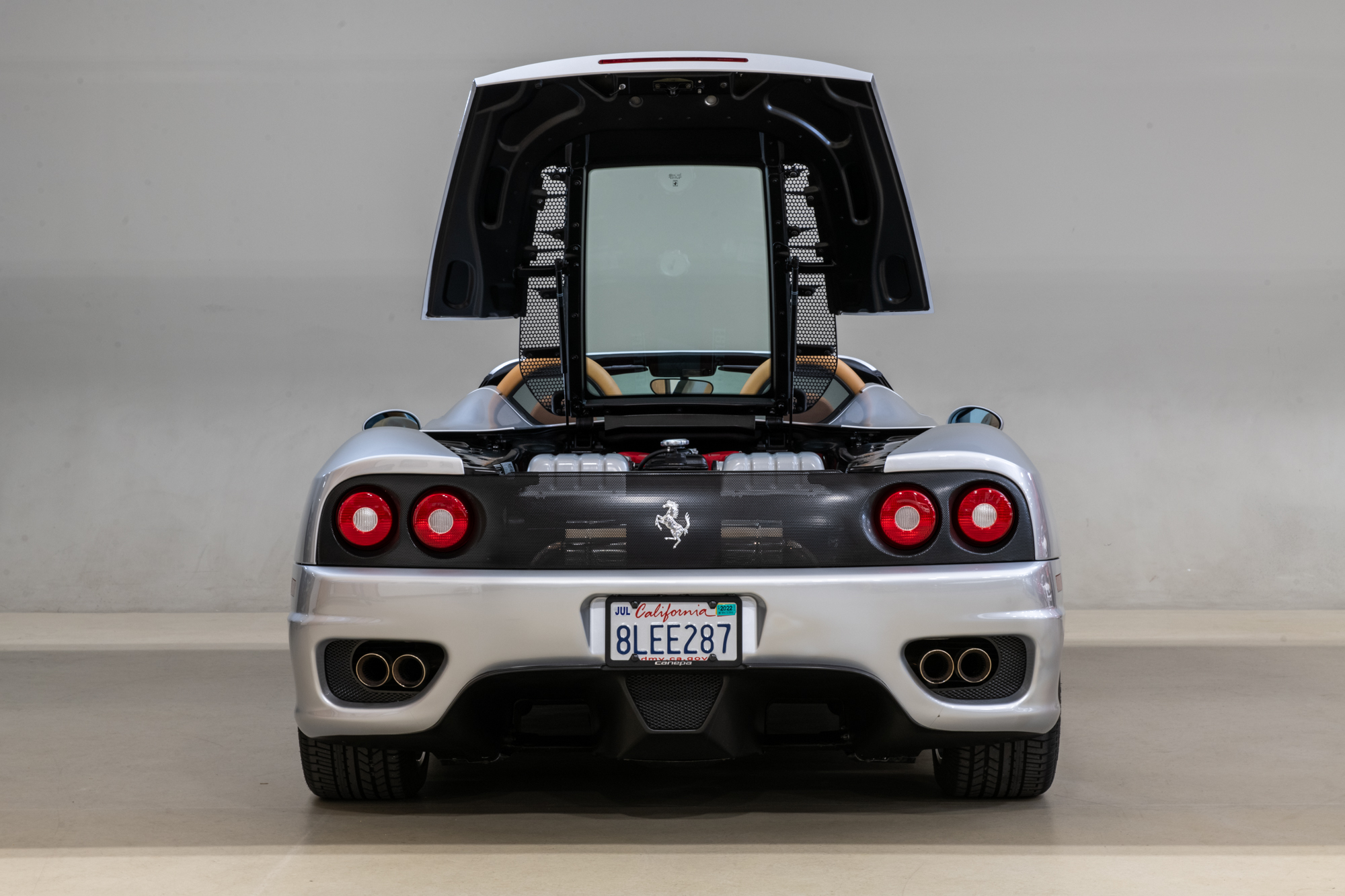 2004 Ferrari 360 Spider , SILVER, VIN ZFFYT53A140139752, MILEAGE 4897