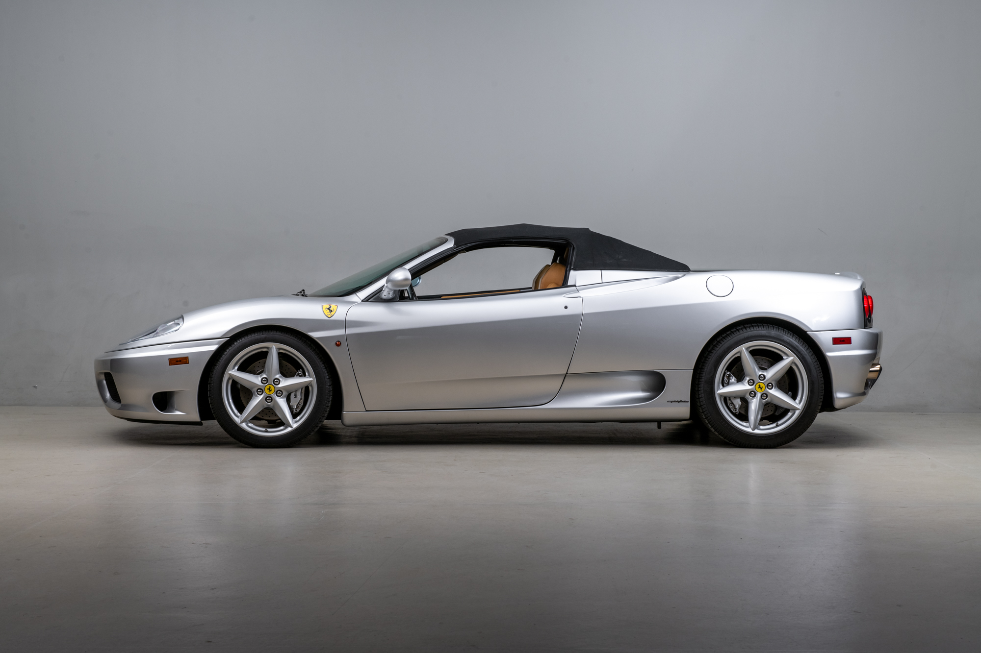2004 Ferrari 360 Spider , SILVER, VIN ZFFYT53A140139752, MILEAGE 4897
