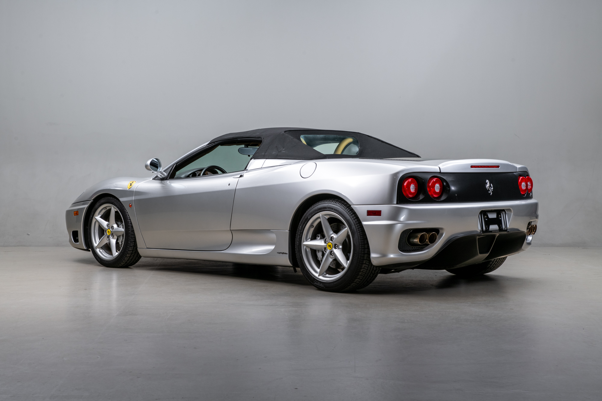 2004 Ferrari 360 Spider , SILVER, VIN ZFFYT53A140139752, MILEAGE 4897