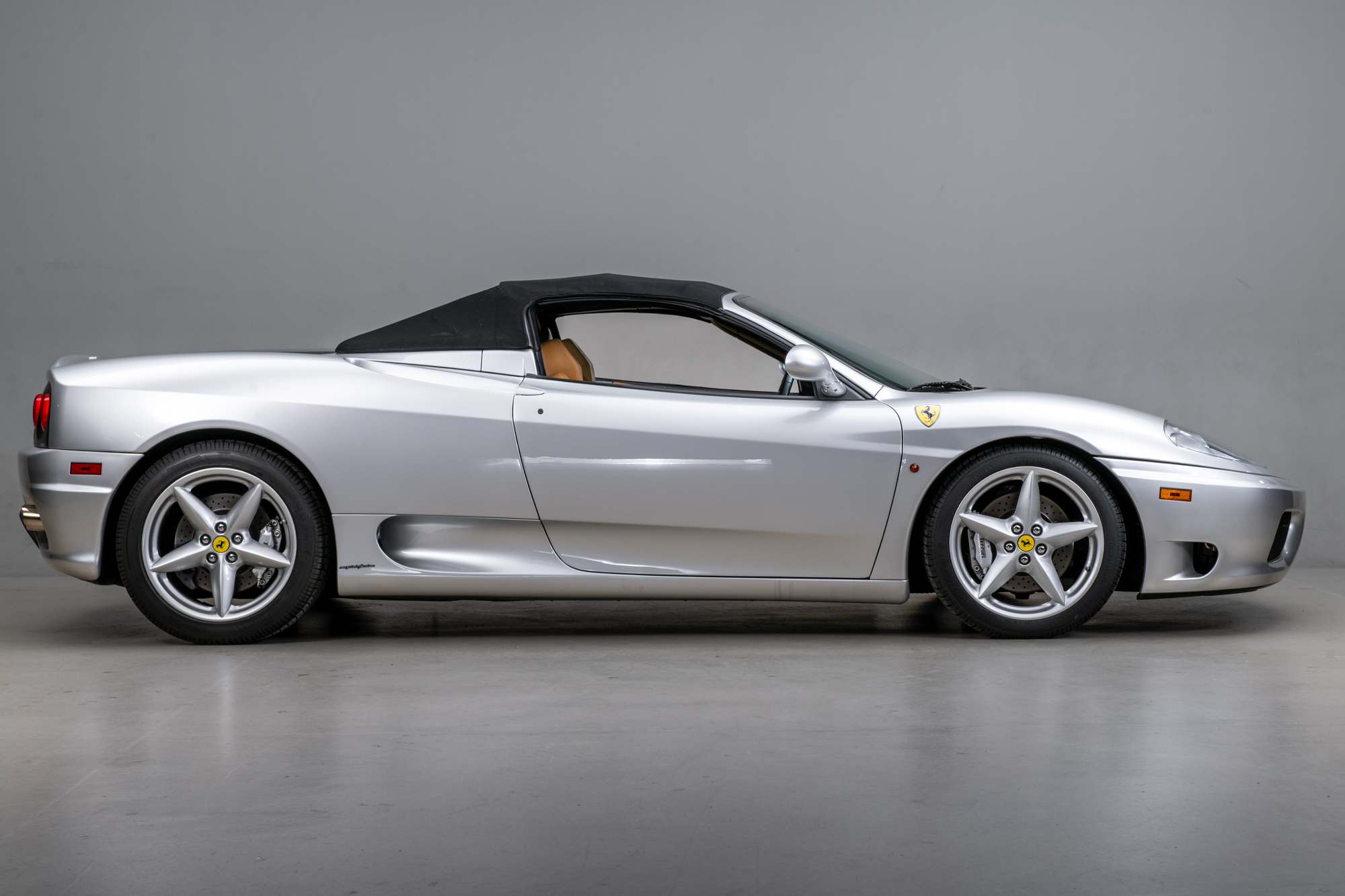 2004 Ferrari 360 Spider , SILVER, VIN ZFFYT53A140139752, MILEAGE 4897