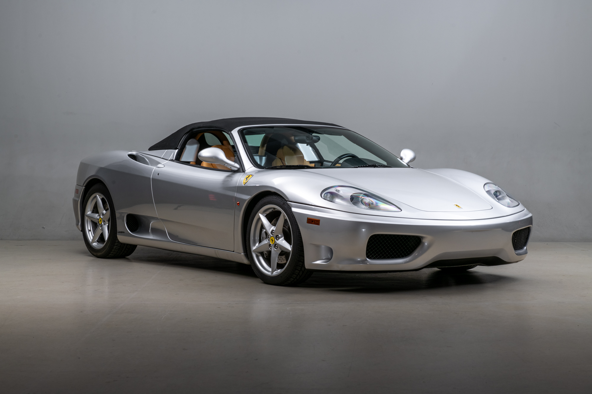 2004 Ferrari 360 Spider , SILVER, VIN ZFFYT53A140139752, MILEAGE 4897