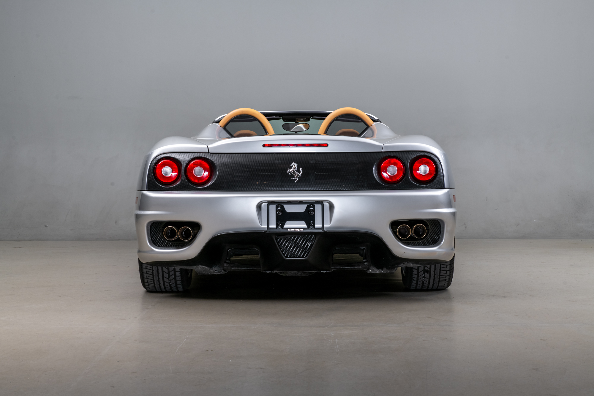 2004 Ferrari 360 Spider , SILVER, VIN ZFFYT53A140139752, MILEAGE 4897