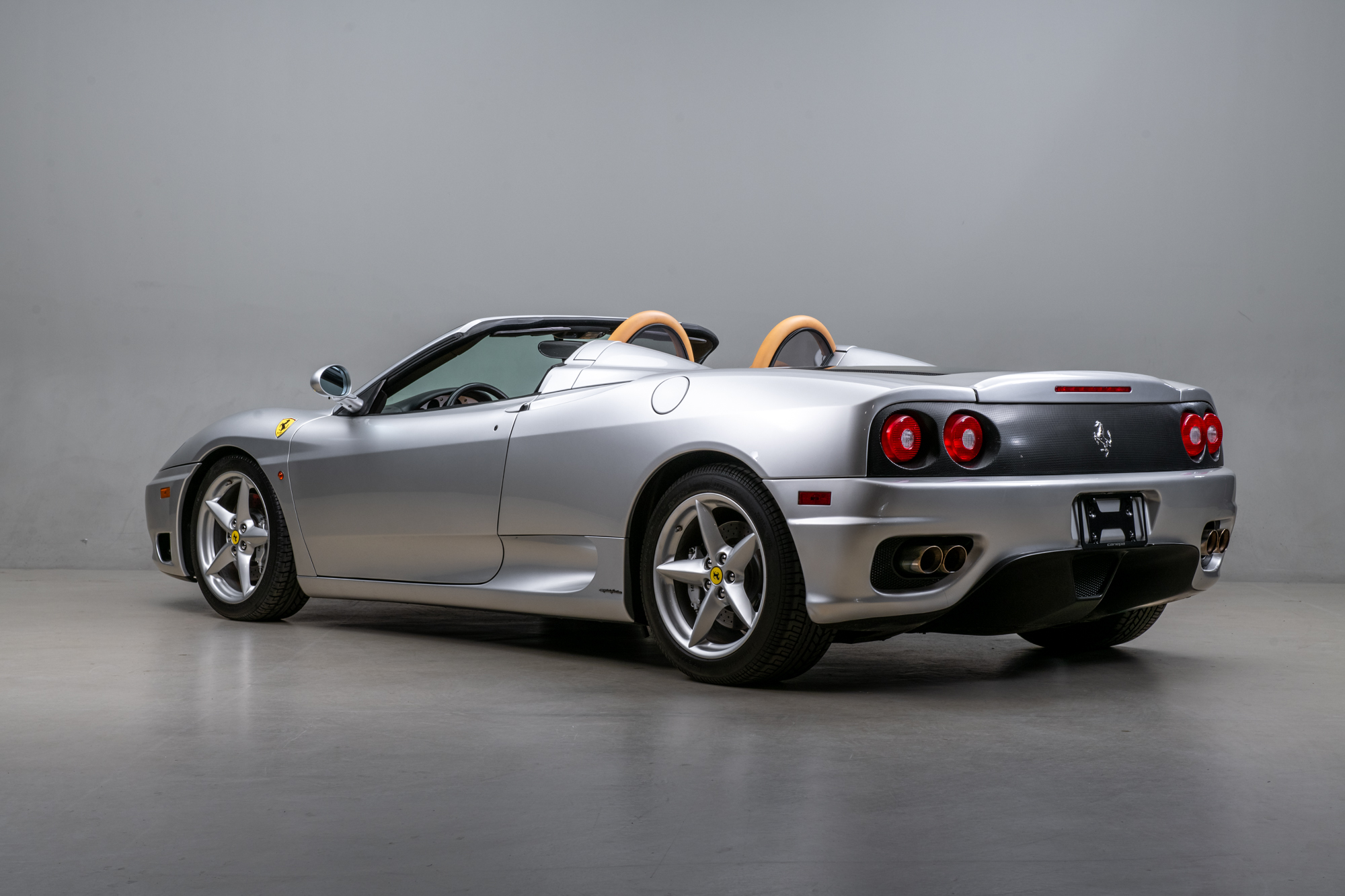 2004 Ferrari 360 Spider , SILVER, VIN ZFFYT53A140139752, MILEAGE 4897