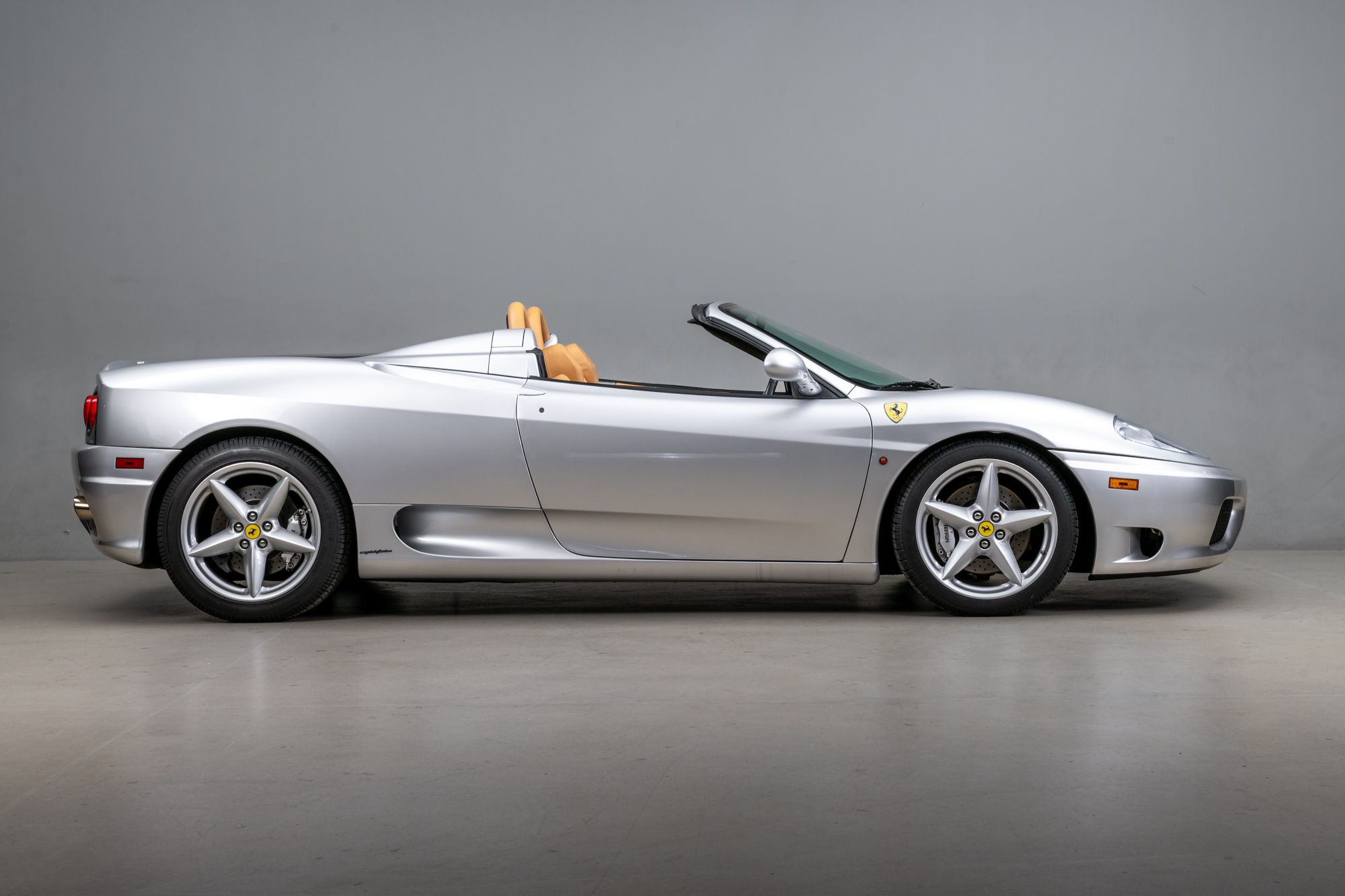 2004 Ferrari 360 Spider , SILVER, VIN ZFFYT53A140139752, MILEAGE 4897