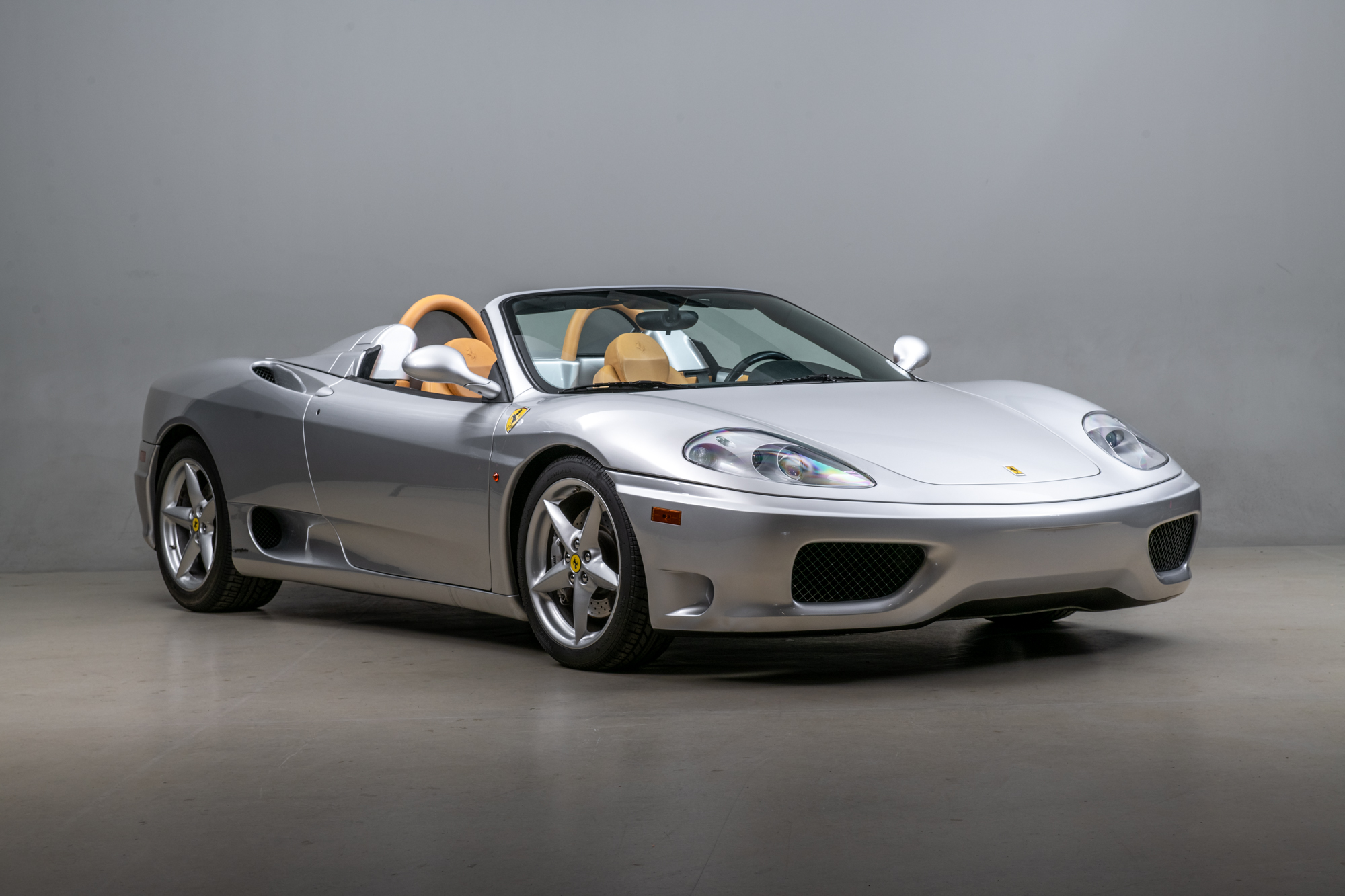 2004 Ferrari 360 Spider , SILVER, VIN ZFFYT53A140139752, MILEAGE 4897