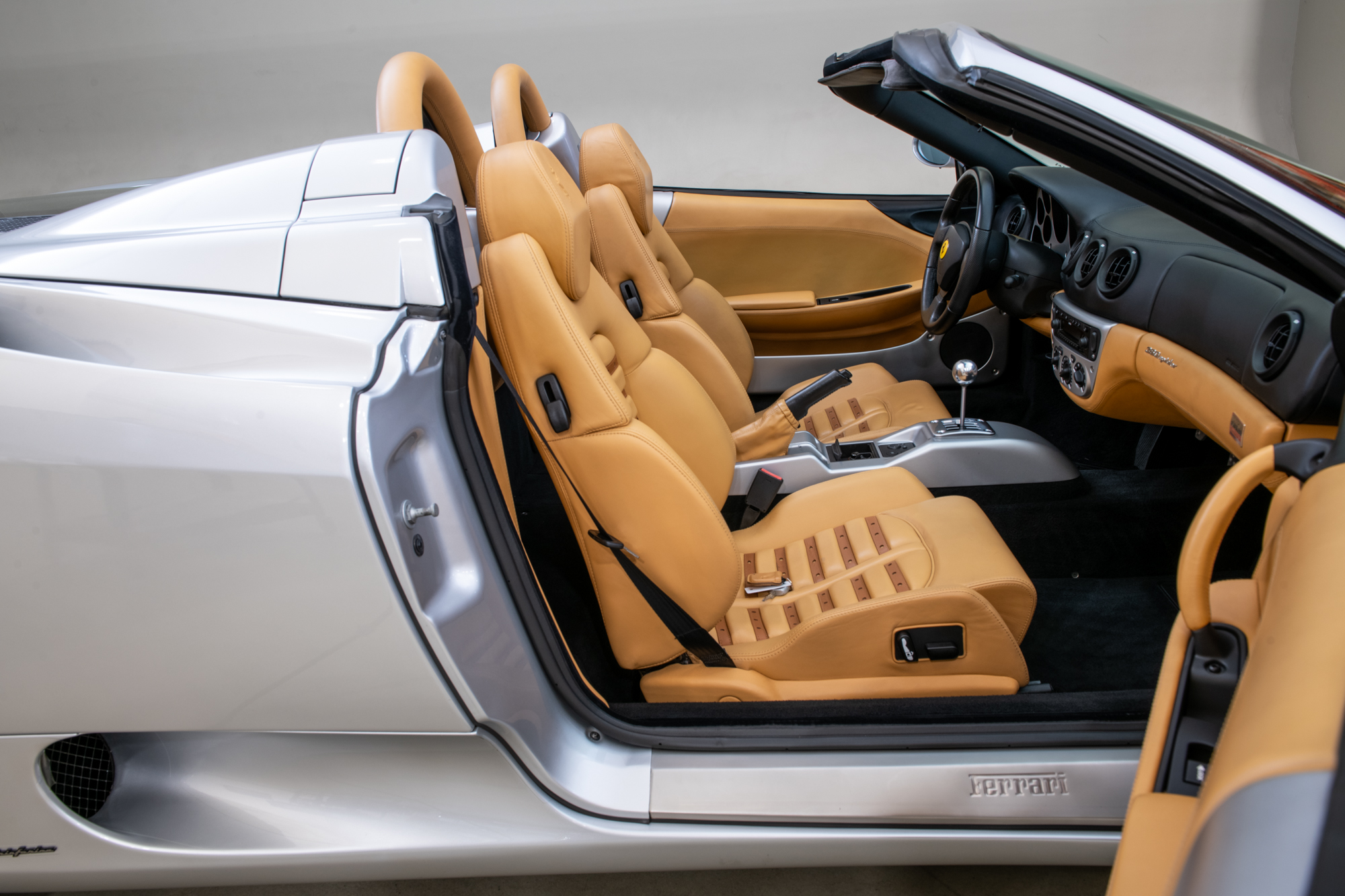 2004 Ferrari 360 Spider , SILVER, VIN ZFFYT53A140139752, MILEAGE 4897