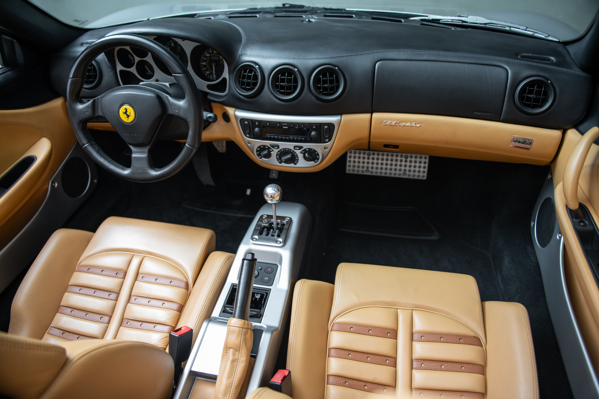 2004 Ferrari 360 Spider , SILVER, VIN ZFFYT53A140139752, MILEAGE 4897