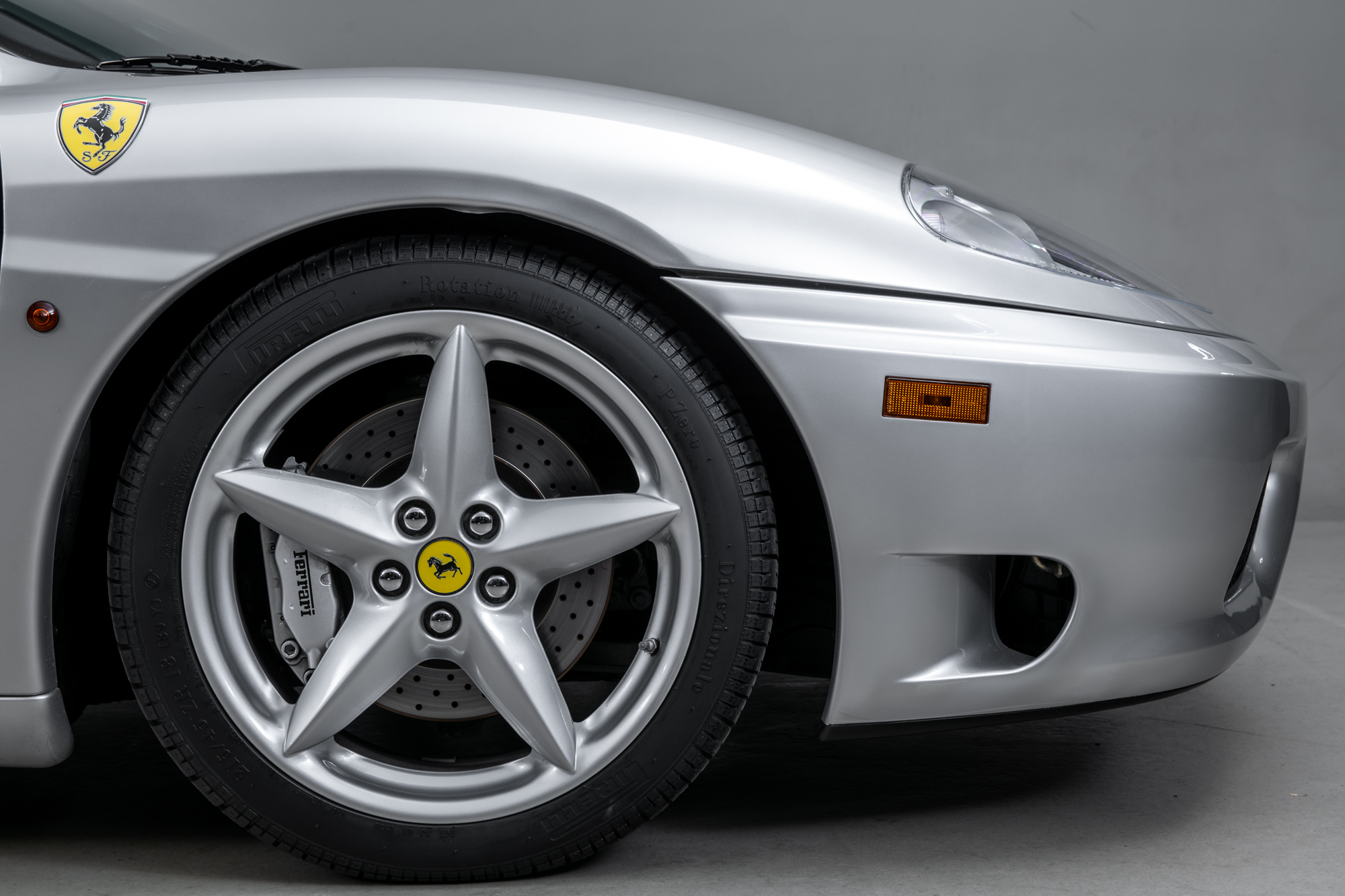 2004 Ferrari 360 Spider , SILVER, VIN ZFFYT53A140139752, MILEAGE 4897
