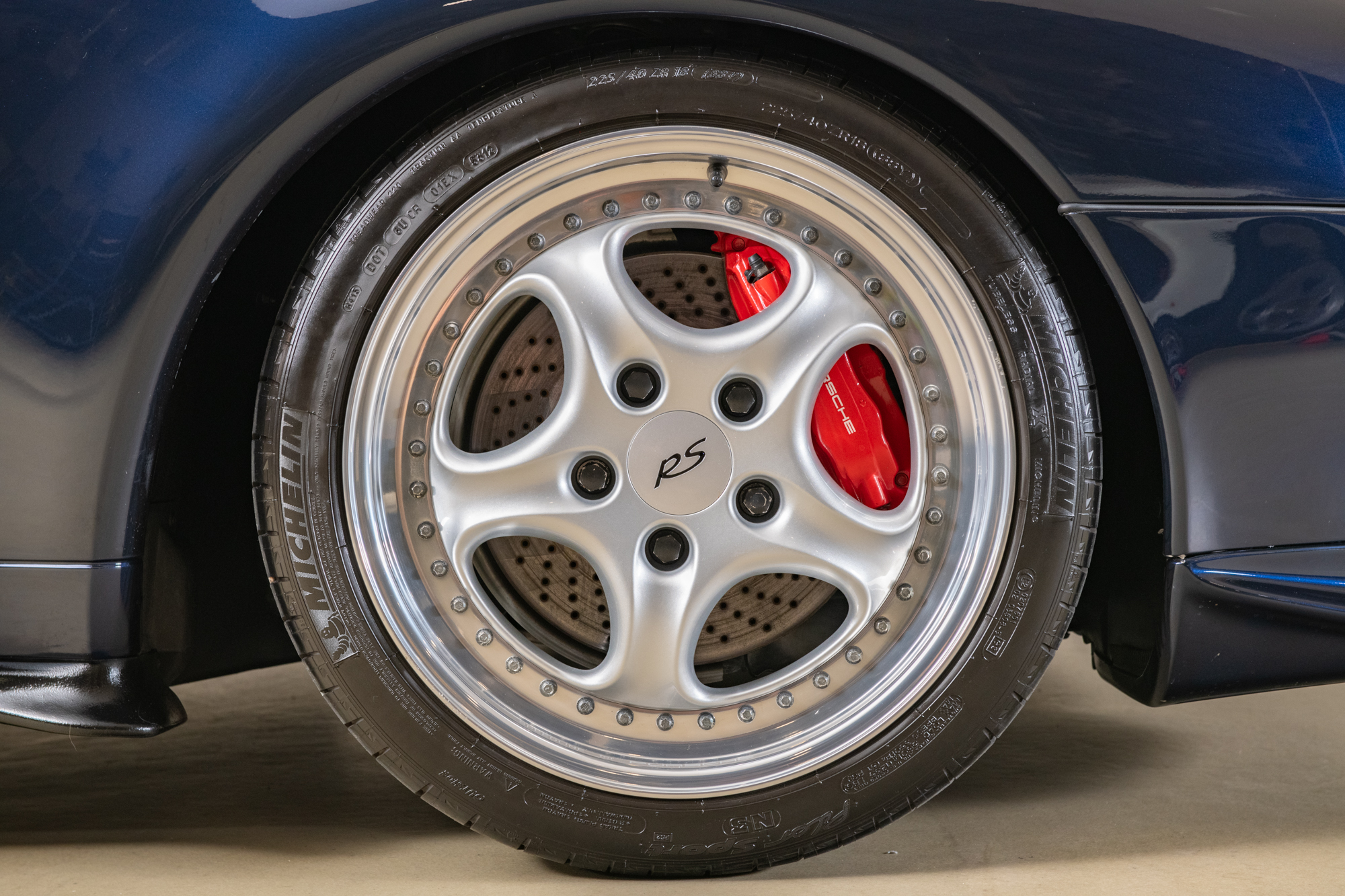 1995 Porsche 993 Carrera RS , MIDNIGHT BLUE METALLIC, VIN WP0ZZZ99ZTS390307, MILEAGE 44947