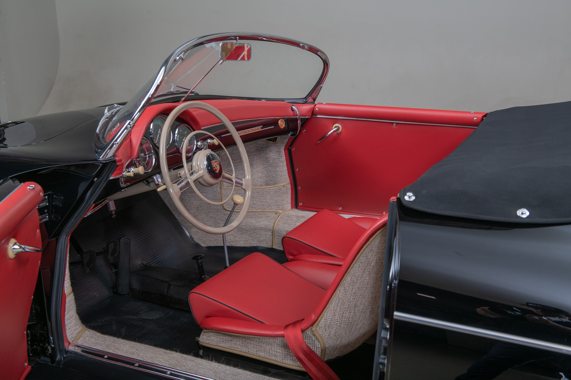 1958 Porsche 356A Speedster , BLACK, VIN 84484, MILEAGE 66811