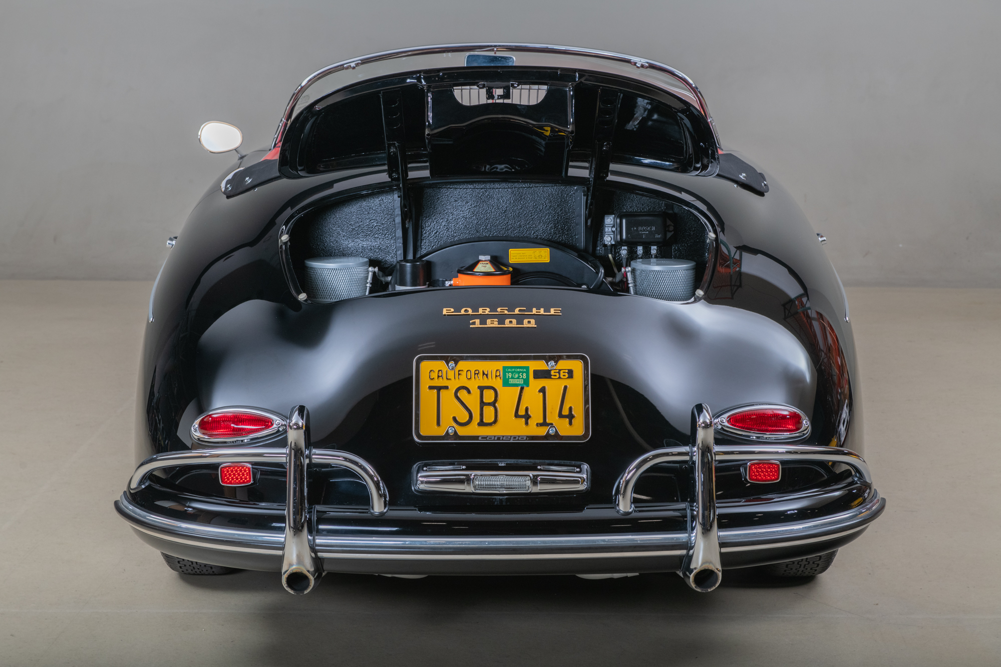 1958 Porsche 356A Speedster , BLACK, VIN 84484, MILEAGE 66811