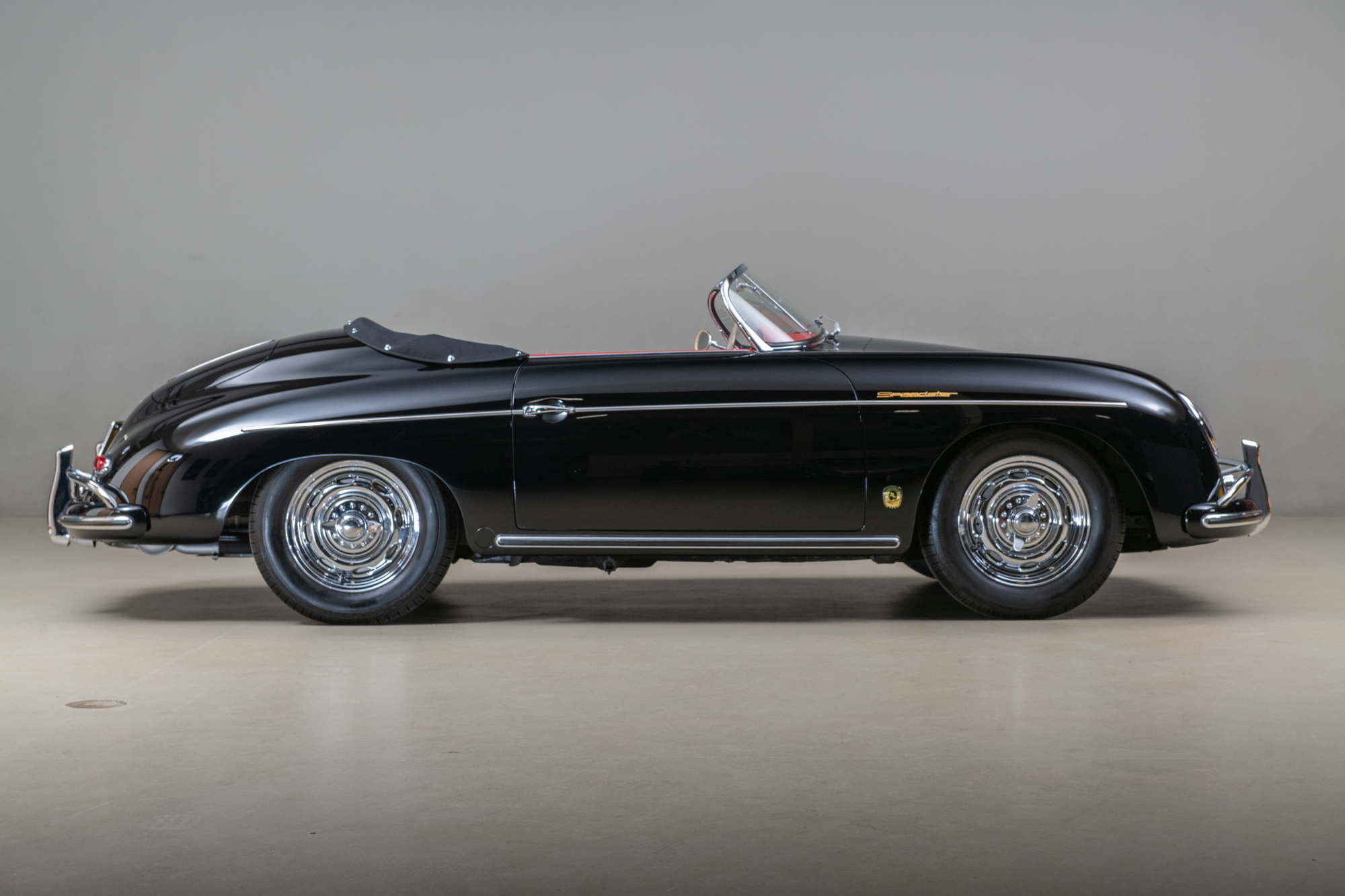 1958 Porsche 356A Speedster , BLACK, VIN 84484, MILEAGE 66811