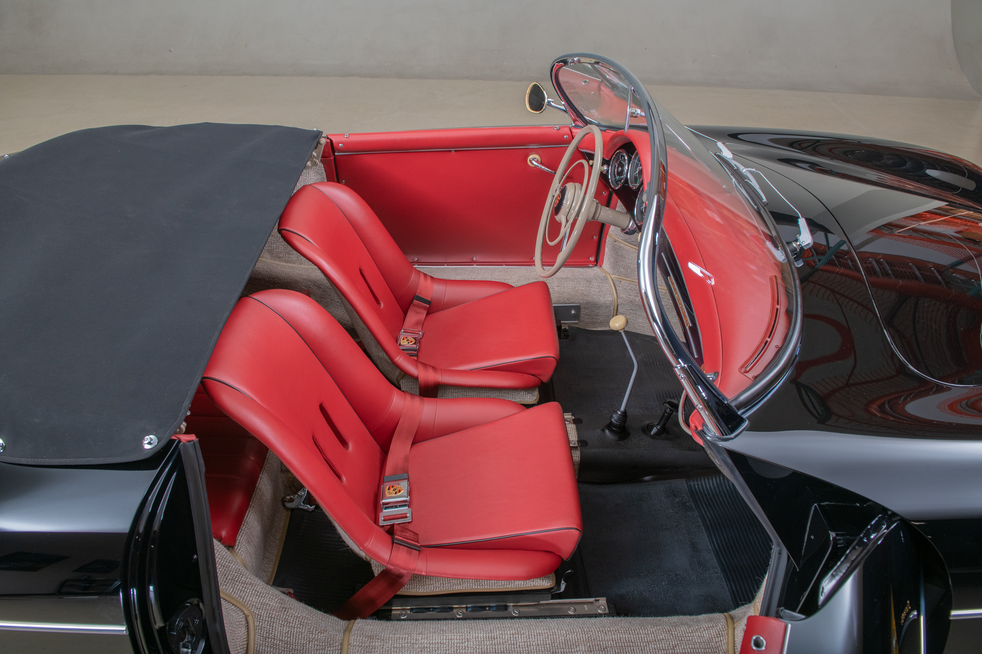 1958 Porsche 356A Speedster , BLACK, VIN 84484, MILEAGE 66811