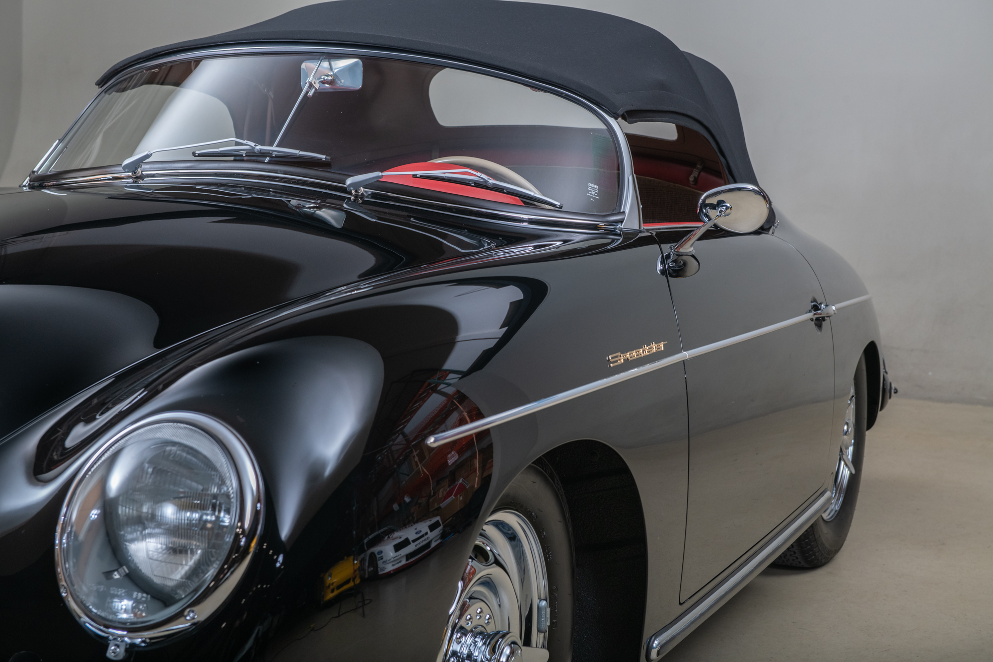 1958 Porsche 356A Speedster , BLACK, VIN 84484, MILEAGE 66811