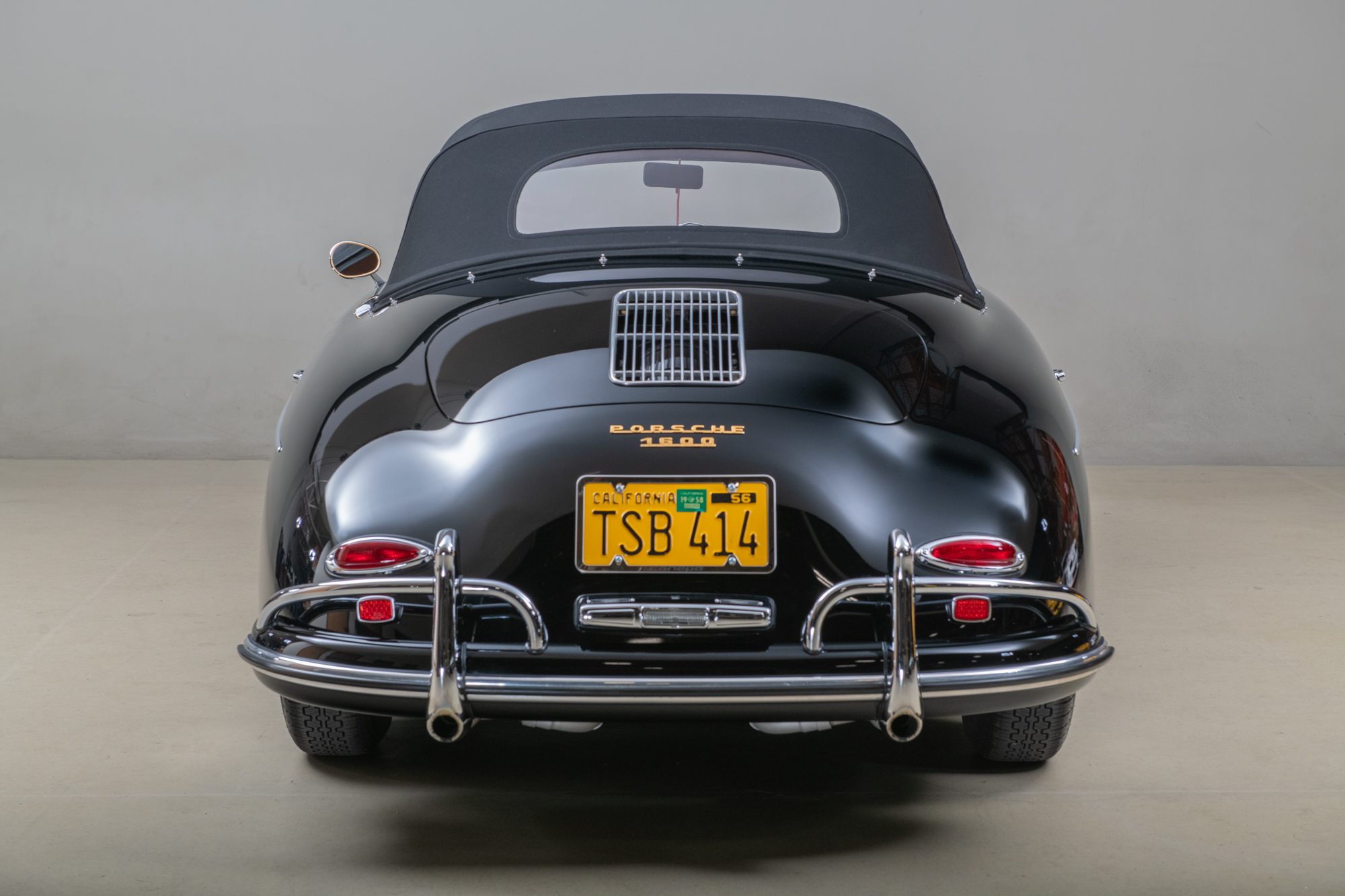 1958 Porsche 356A Speedster , BLACK, VIN 84484, MILEAGE 66811