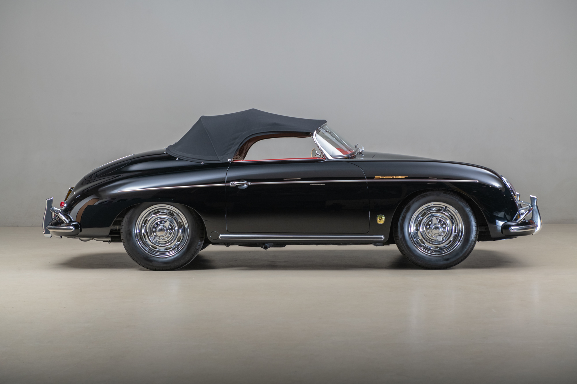 1958 Porsche 356A Speedster , BLACK, VIN 84484, MILEAGE 66811
