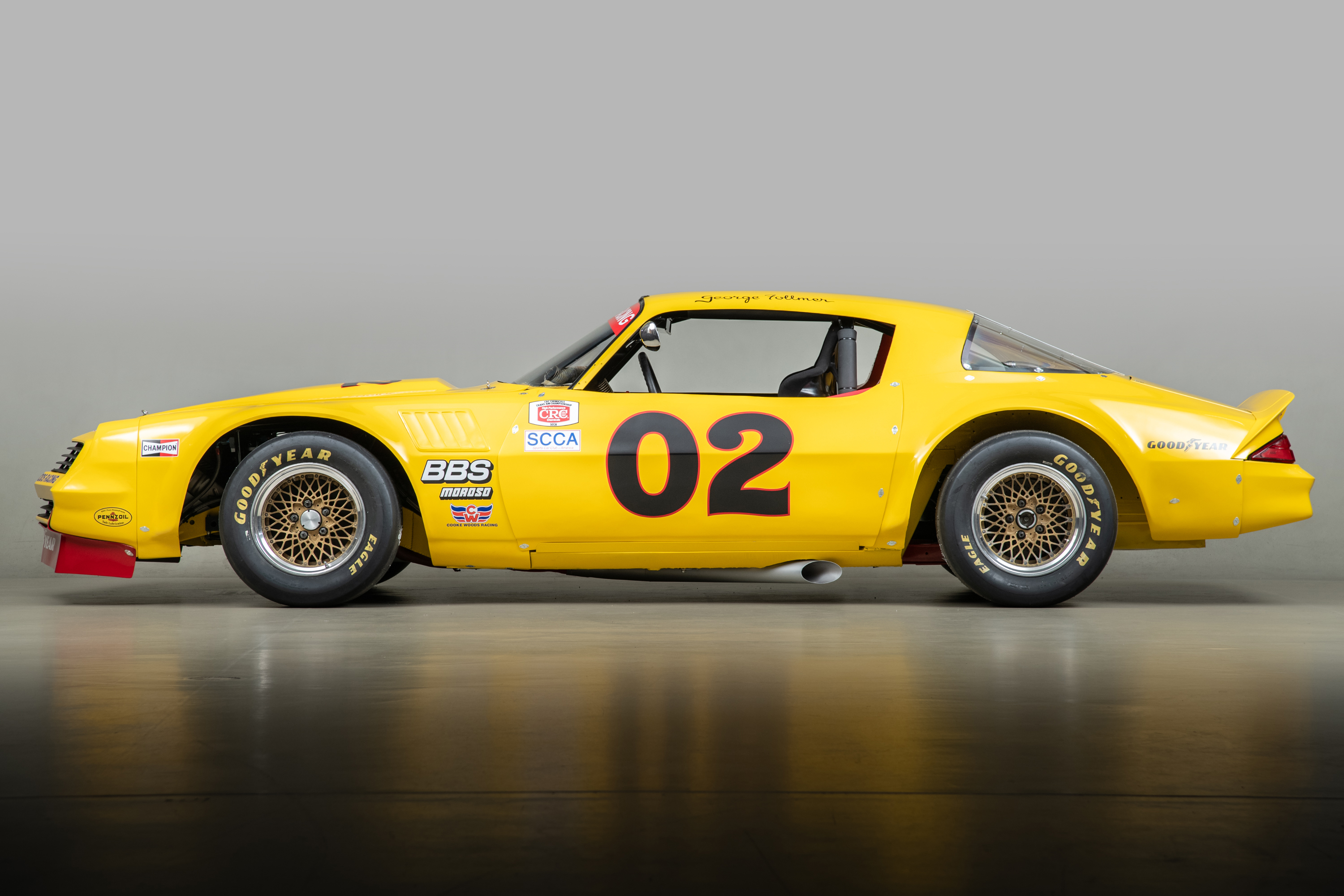 1981 Chevrolet Camaro Trans Am Race Car , YELLOW, VIN RBP 8124
