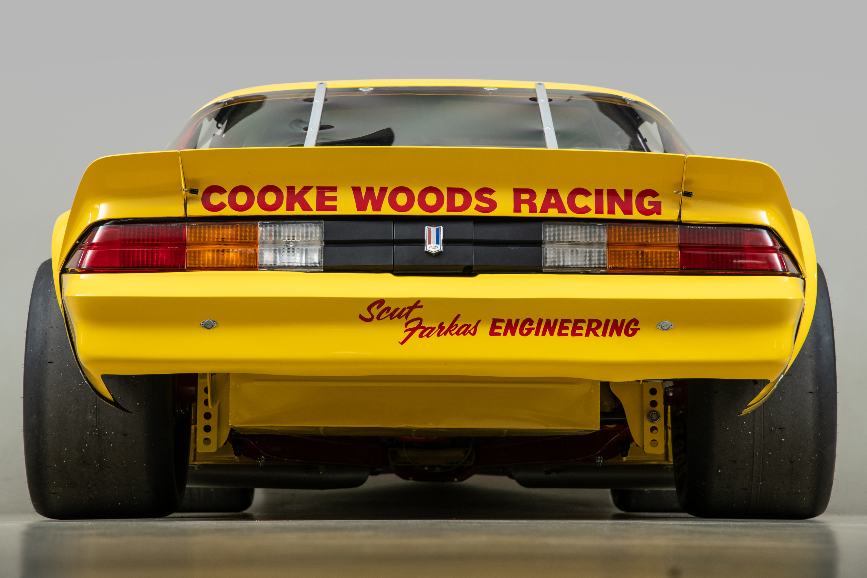 1981 Chevrolet Camaro Trans Am Race Car , YELLOW, VIN RBP 8124