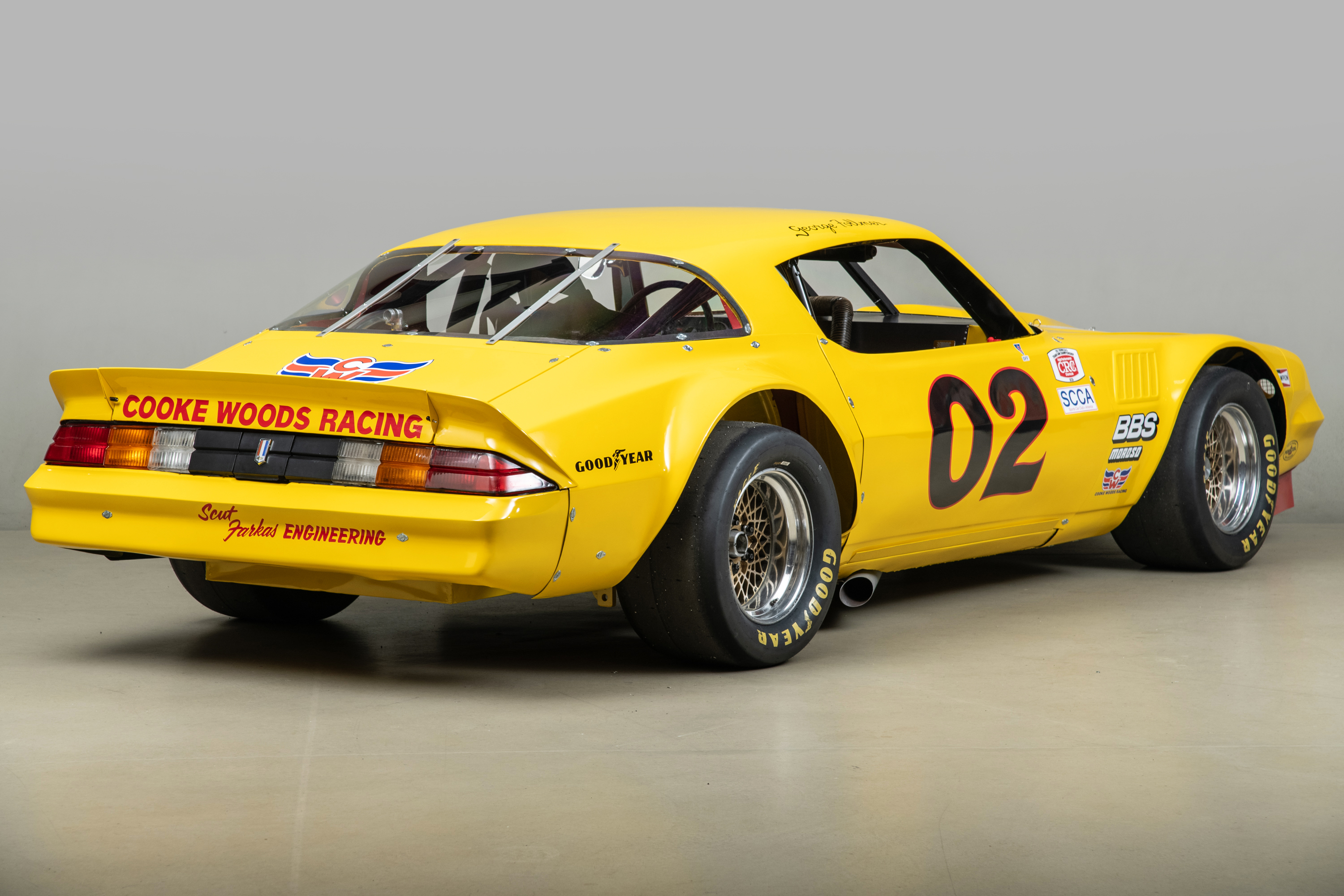 1981 Chevrolet Camaro Trans Am Race Car , YELLOW, VIN RBP 8124