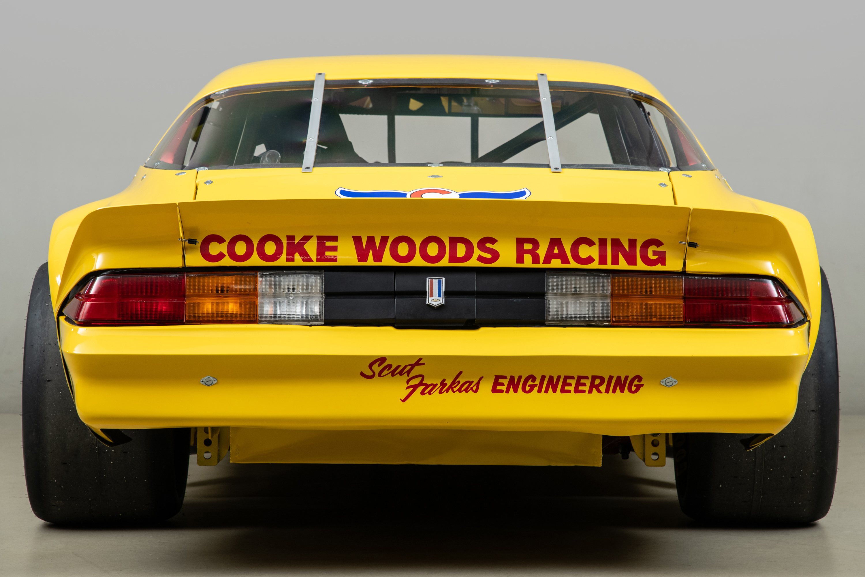 1981 Chevrolet Camaro Trans Am Race Car , YELLOW, VIN RBP 8124