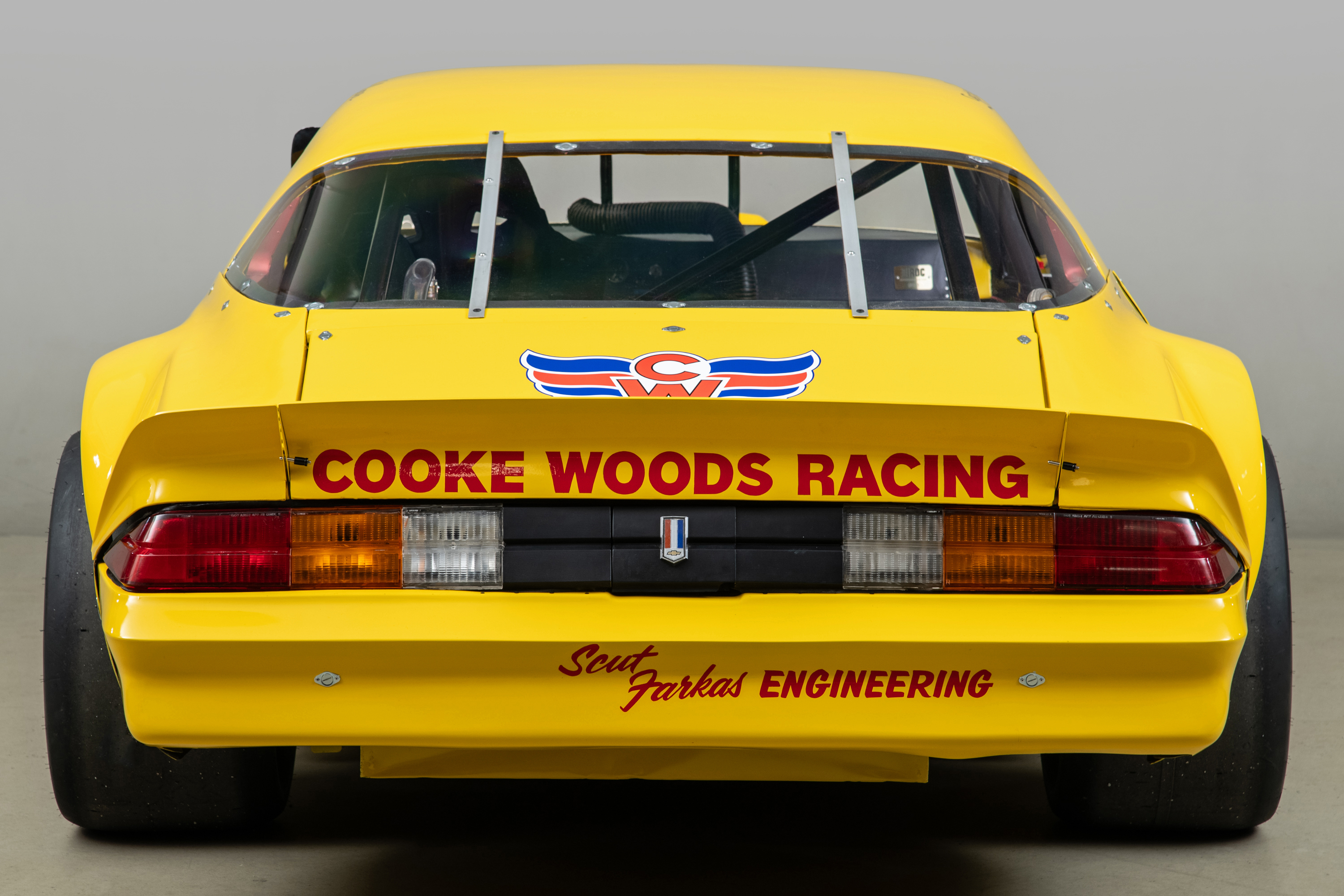 1981 Chevrolet Camaro Trans Am Race Car , YELLOW, VIN RBP 8124