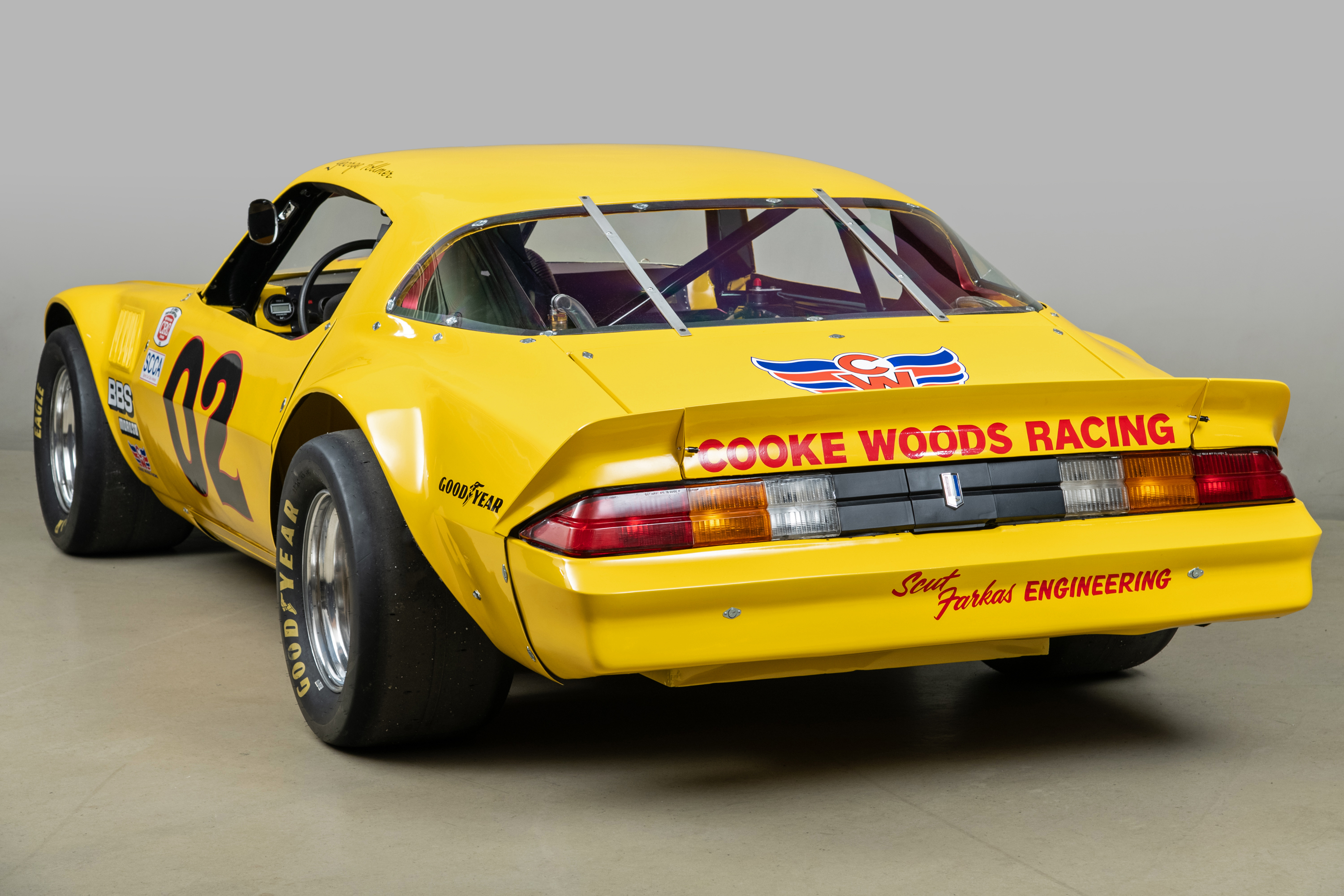 1981 Chevrolet Camaro Trans Am Race Car , YELLOW, VIN RBP 8124
