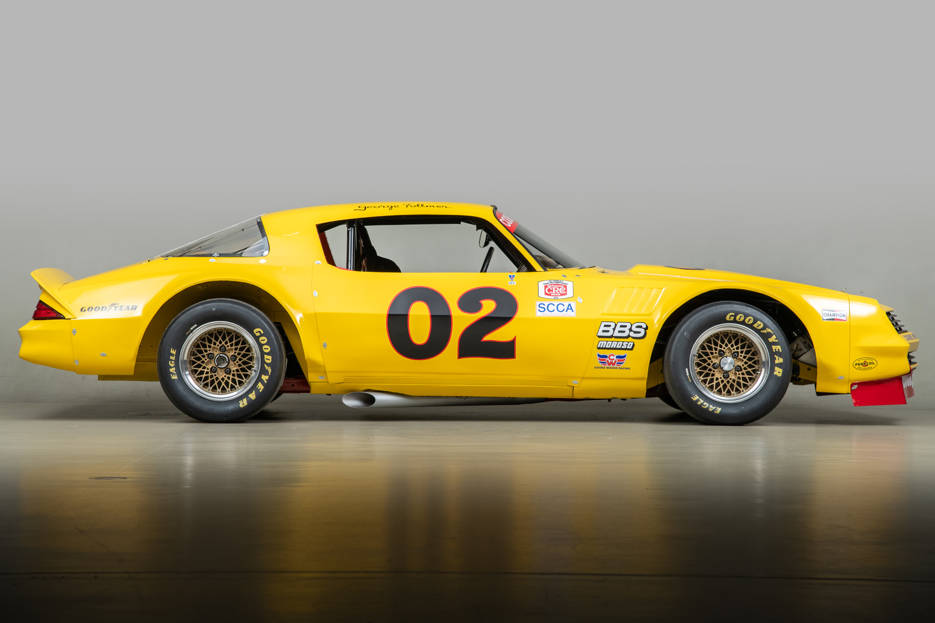 1981 Chevrolet Camaro Trans Am Race Car , YELLOW, VIN RBP 8124
