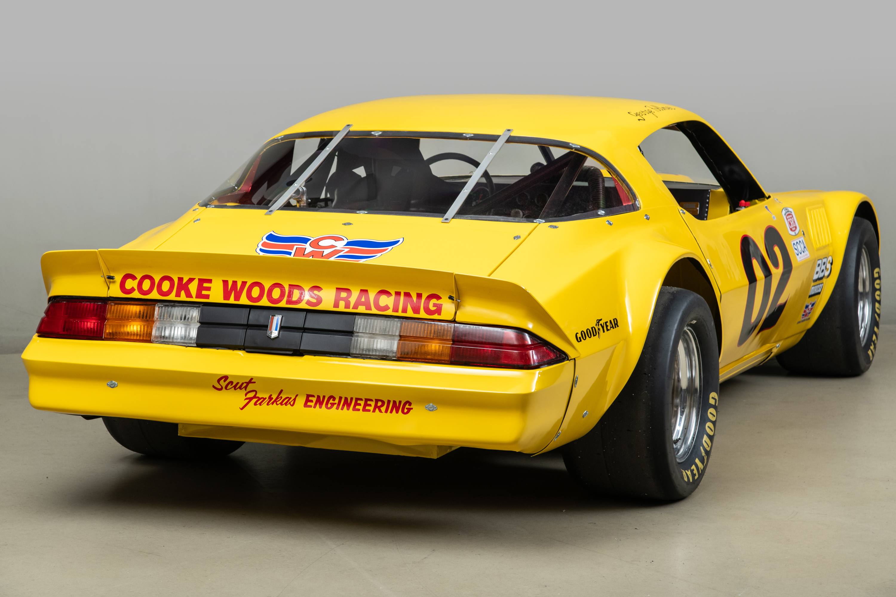 1981 Chevrolet Camaro Trans Am Race Car , YELLOW, VIN RBP 8124