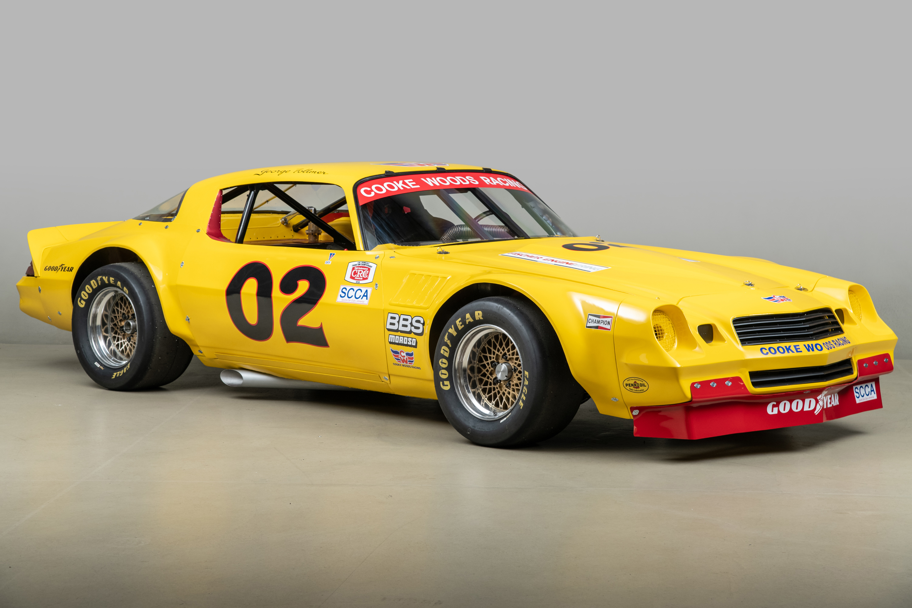 1981 Chevrolet Camaro Trans Am Race Car , YELLOW, VIN RBP 8124
