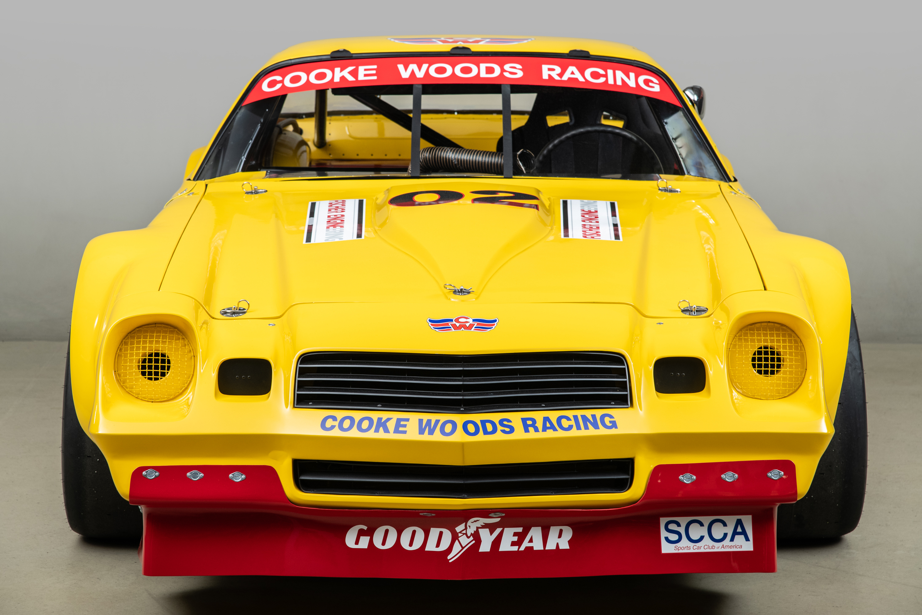 1981 Chevrolet Camaro Trans Am Race Car , YELLOW, VIN RBP 8124