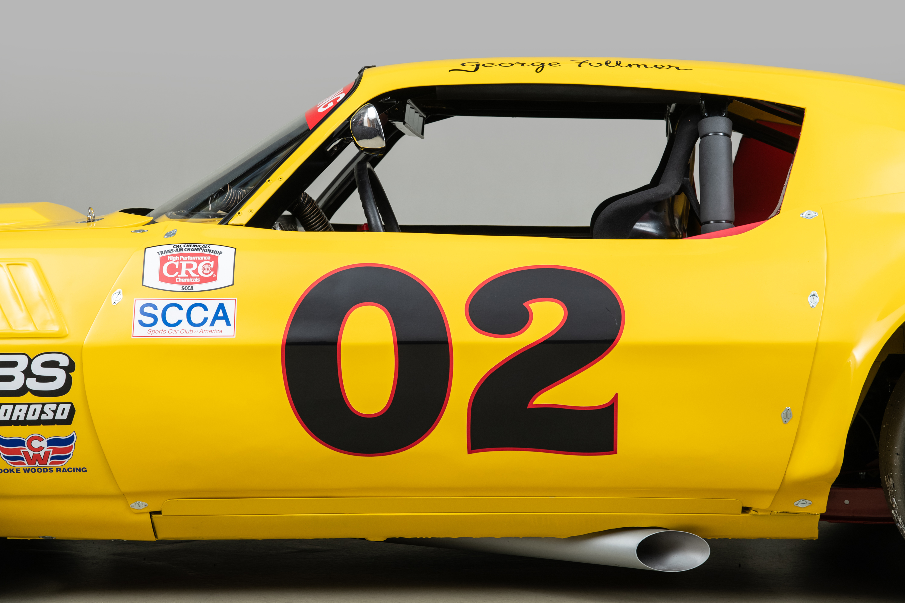 1981 Chevrolet Camaro Trans Am Race Car , YELLOW, VIN RBP 8124