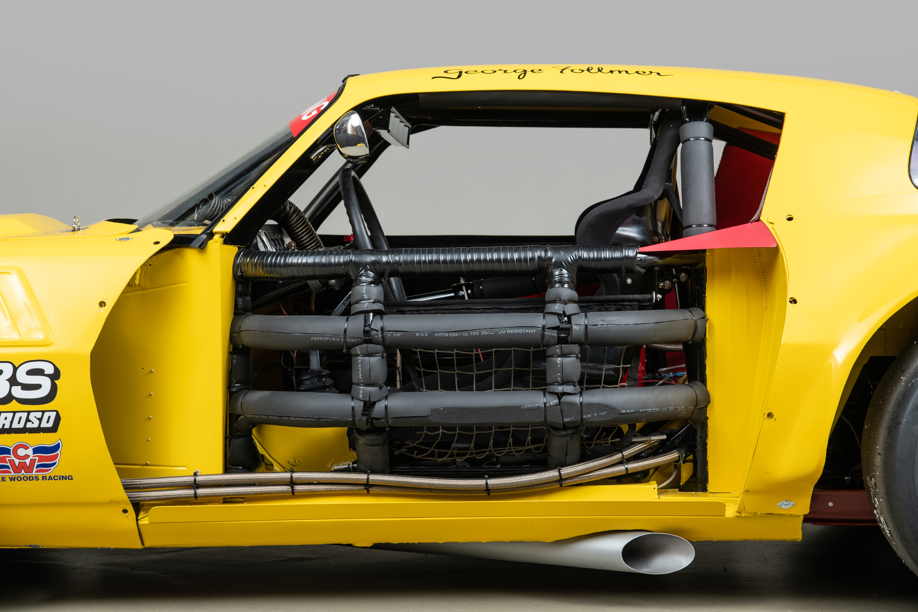 1981 Chevrolet Camaro Trans Am Race Car , YELLOW, VIN RBP 8124
