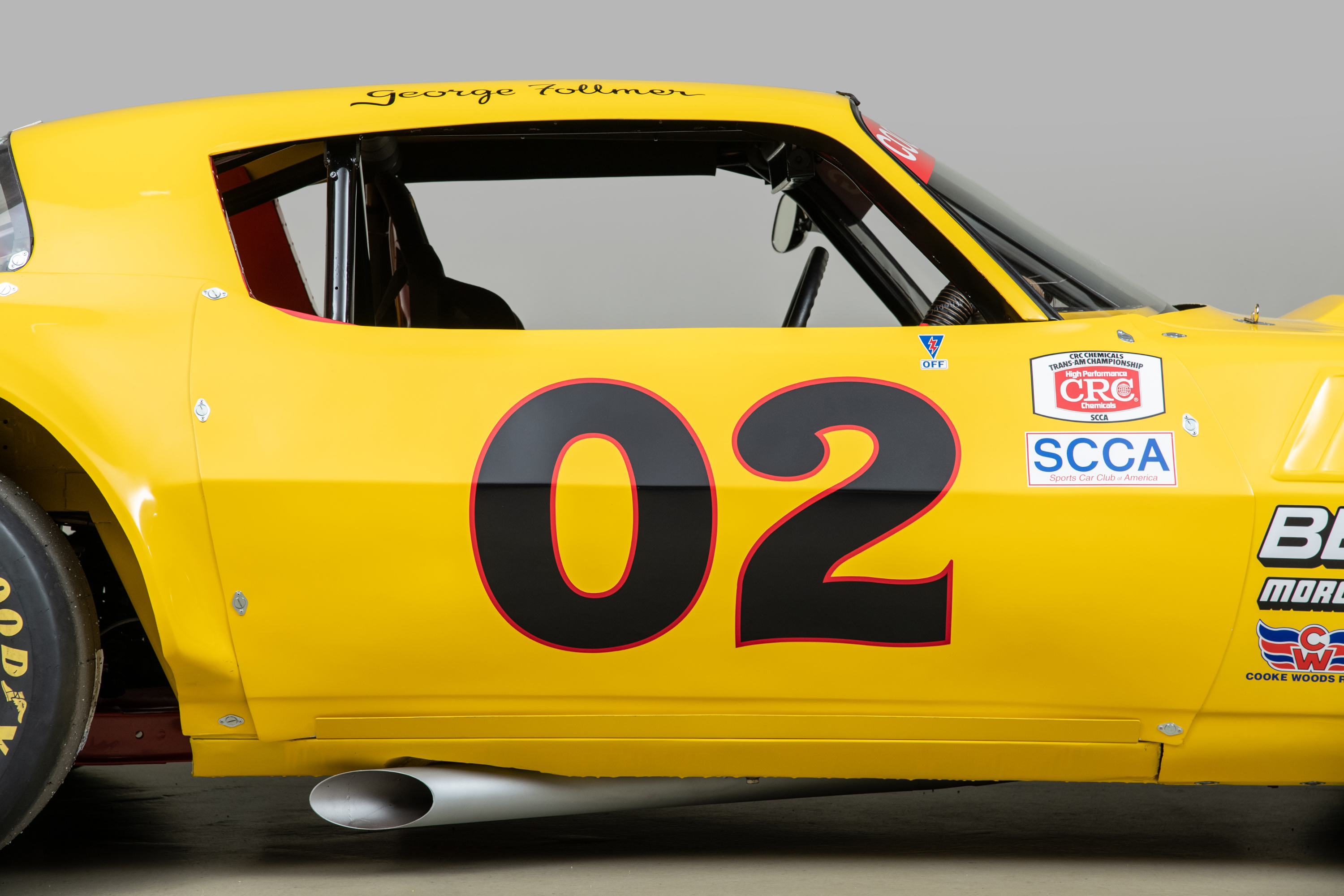 1981 Chevrolet Camaro Trans Am Race Car , YELLOW, VIN RBP 8124